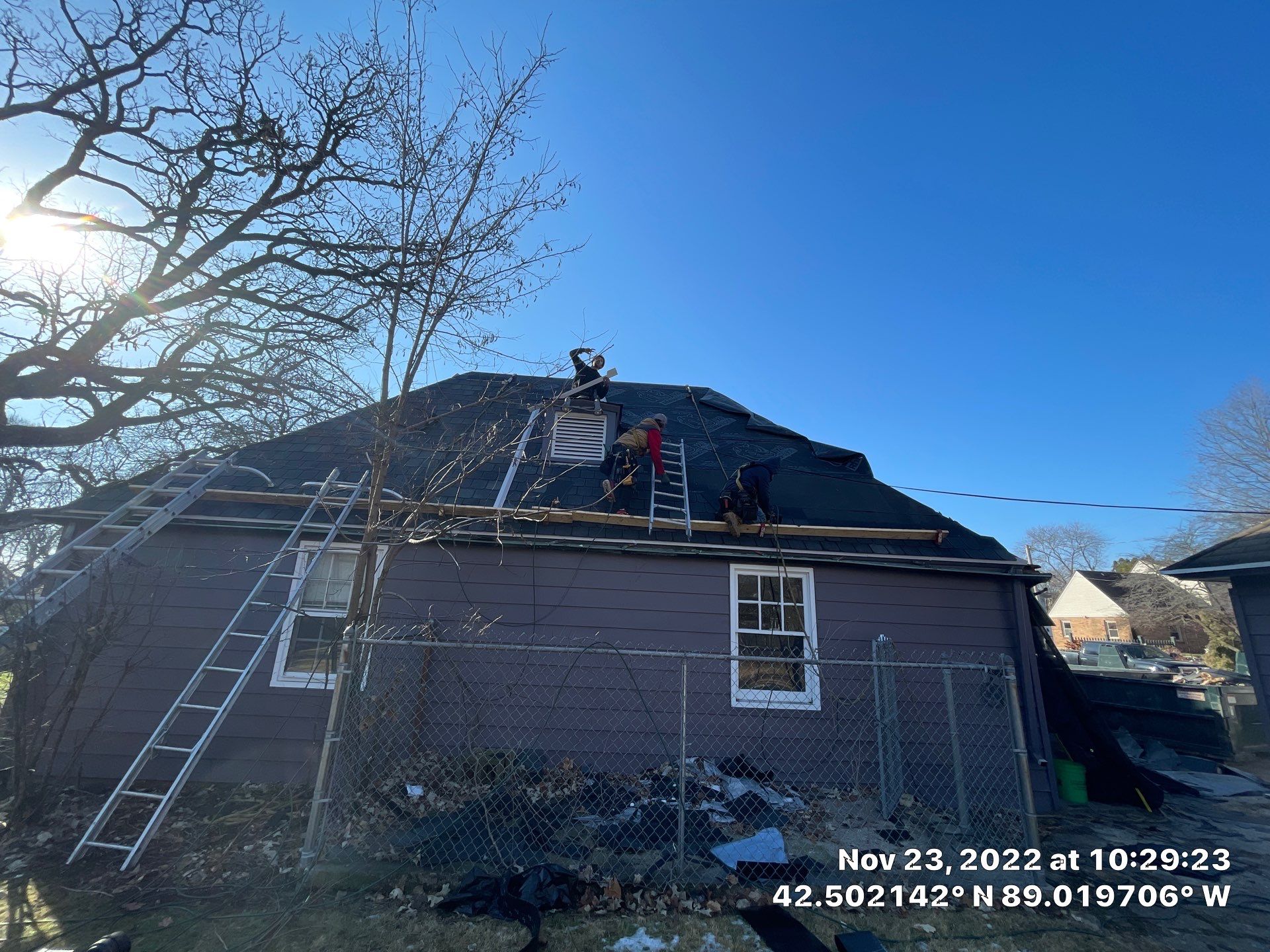 Slate Roof Removal using Atlas Storm Master Slate by Total Exteriors