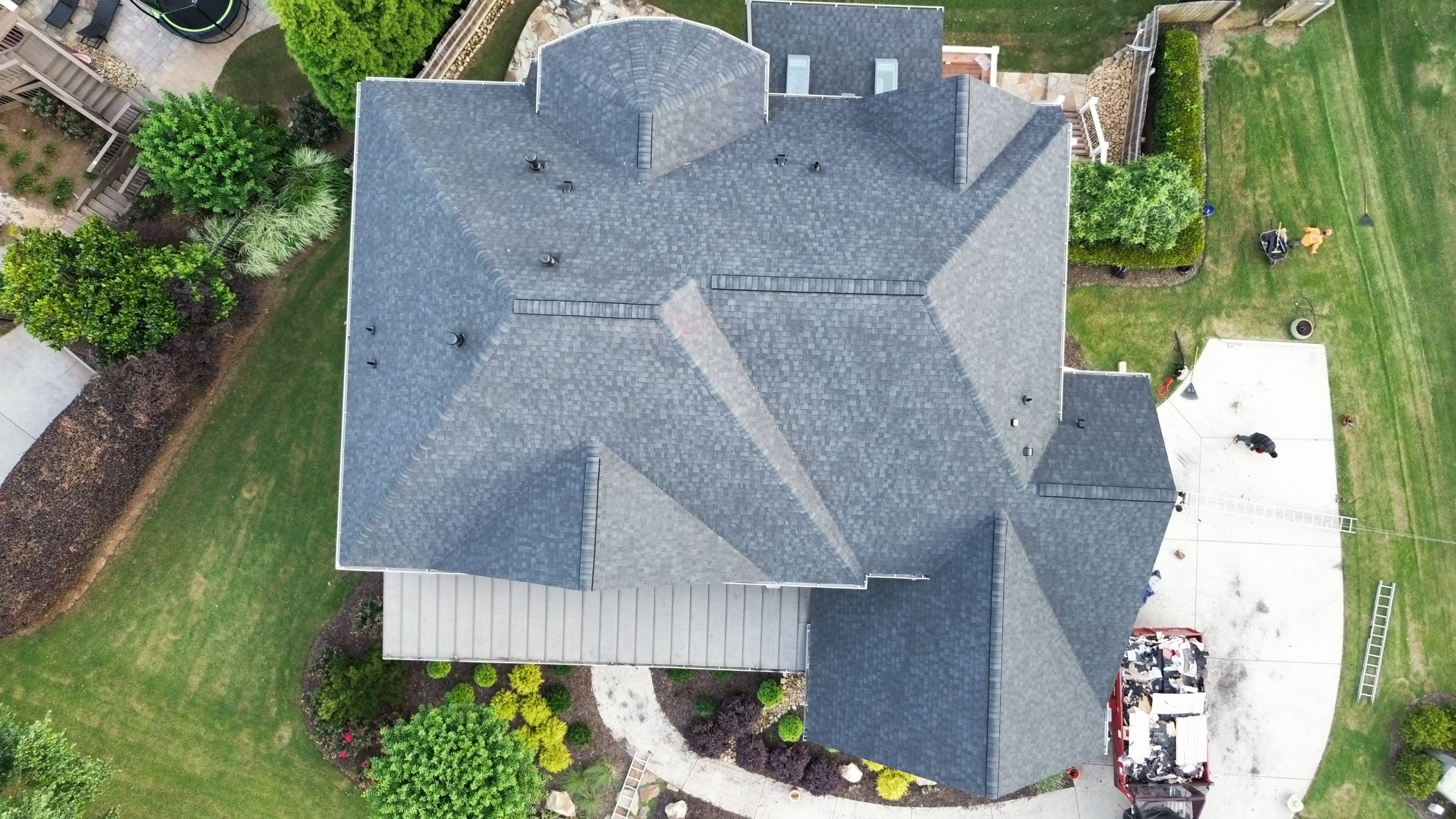 Canton, GA Roof Replacement CertainTeed Landmark Pro Max Def Charcoal Black by Reset Roofing
