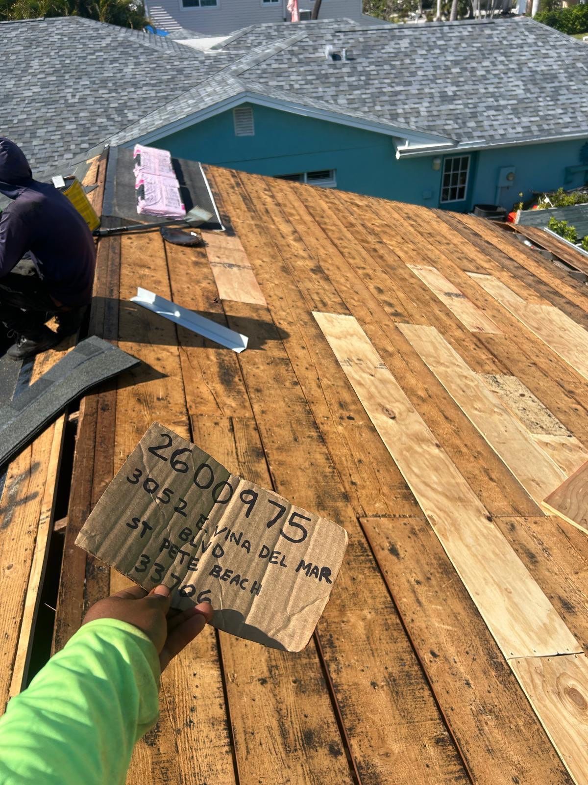 Project in St. Pete Beach 33706 by Mitchell Roofing Company LLC 