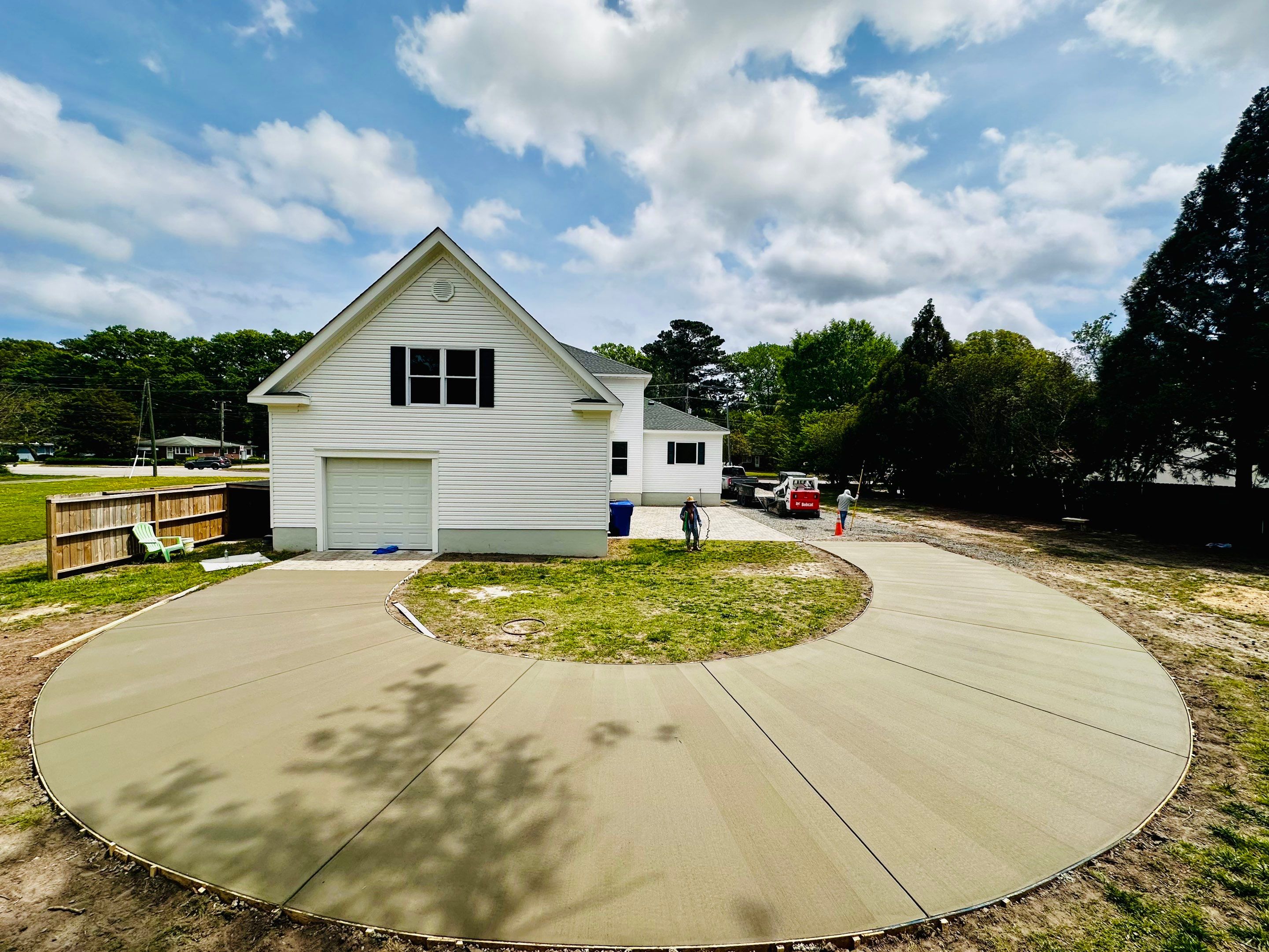 Project in Virginia Beach by Sam The Concrete Man Virginia Beach