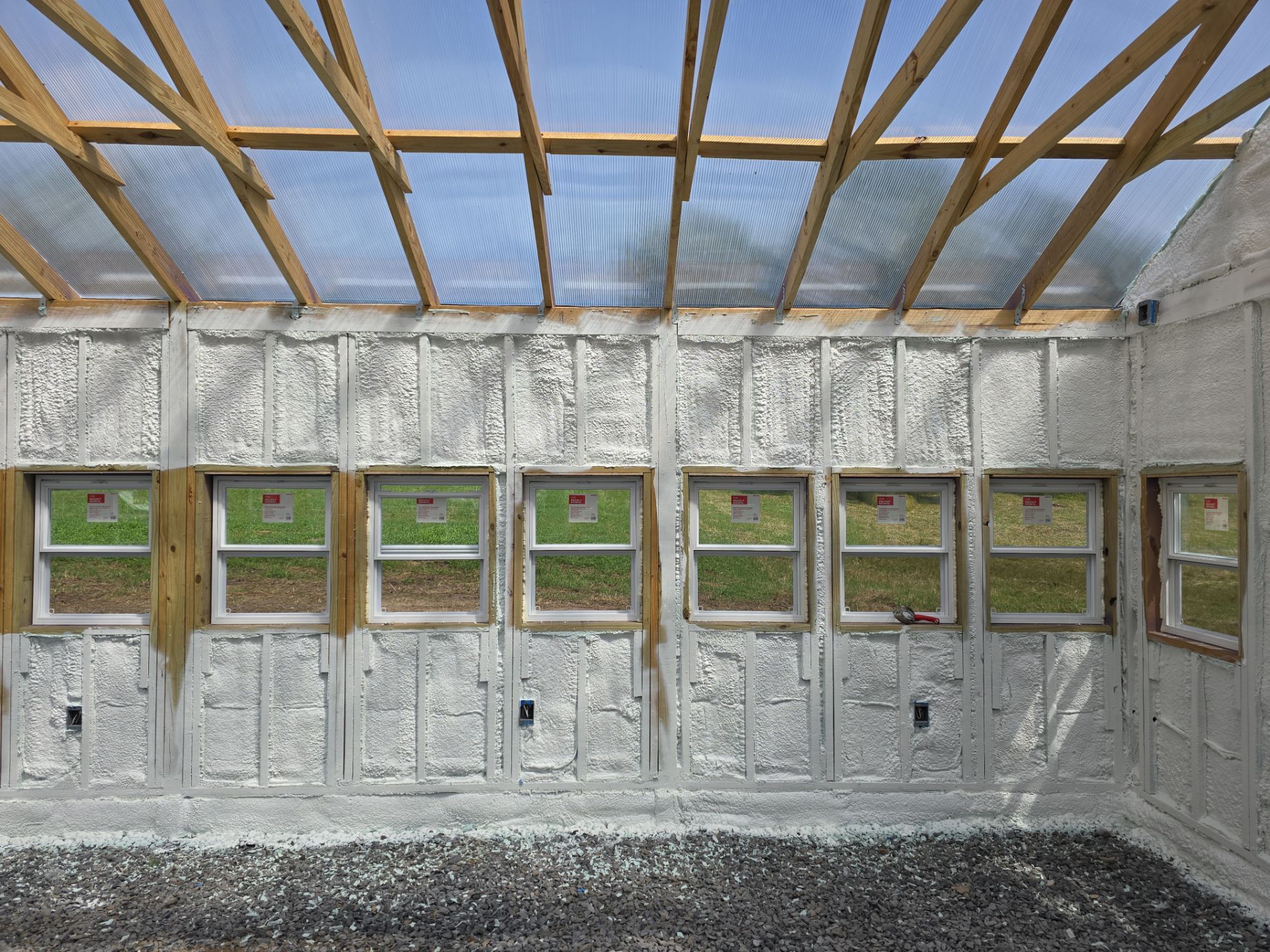 New Construction using Closed Cell Spray Foam by NYS Foam & Energy