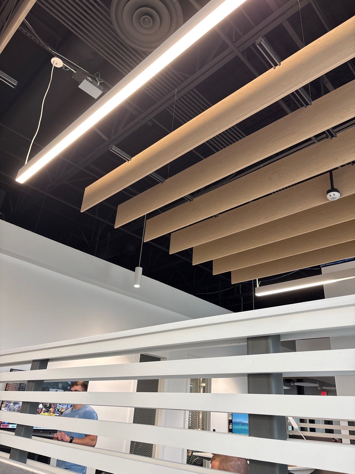 Modern Commercial Office Renovation and Acoustic Ceiling Installation by CompanyCam Sales Demo