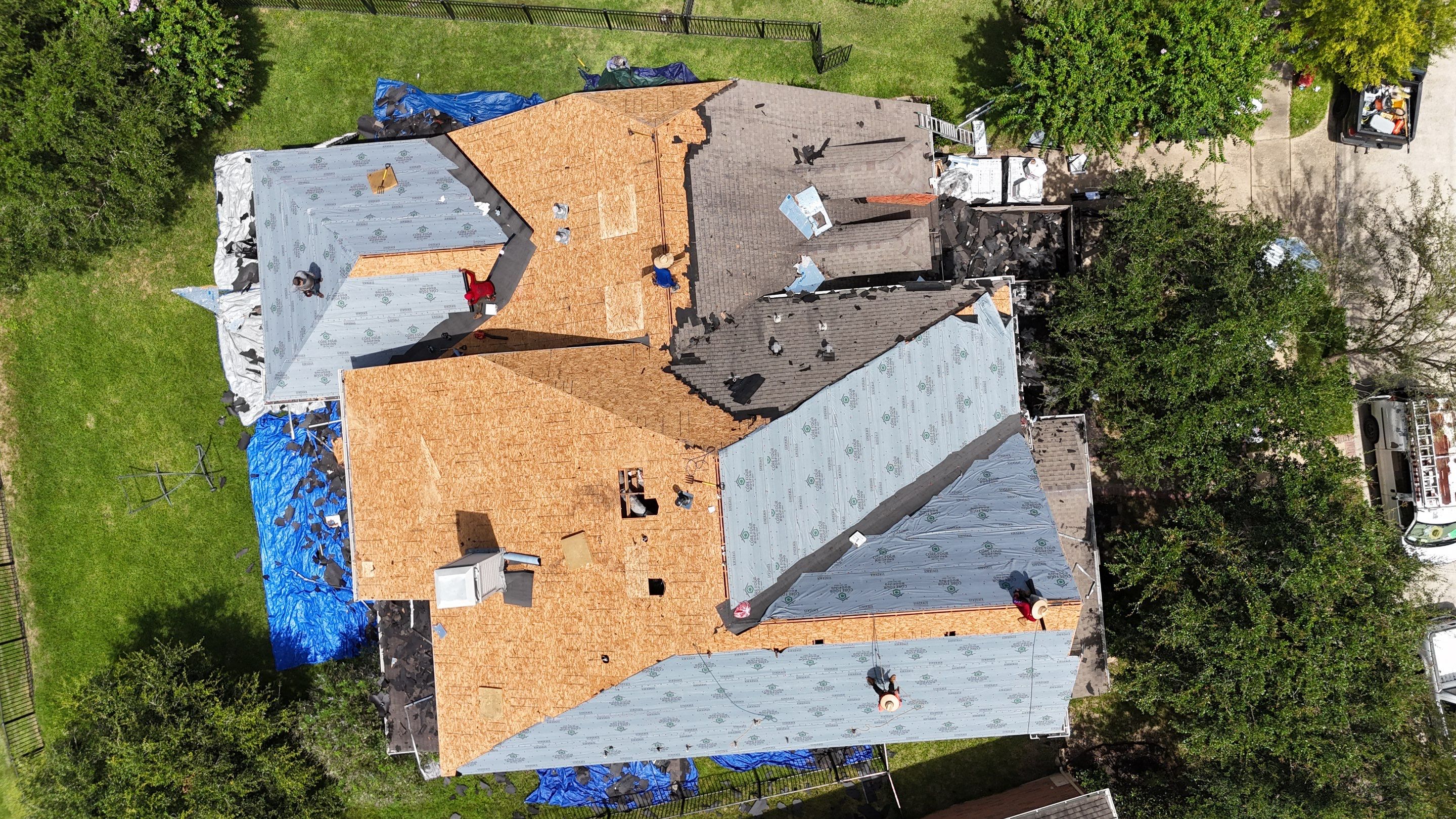 Insurance approved replacement in Bridgeland by Core Four Roofing