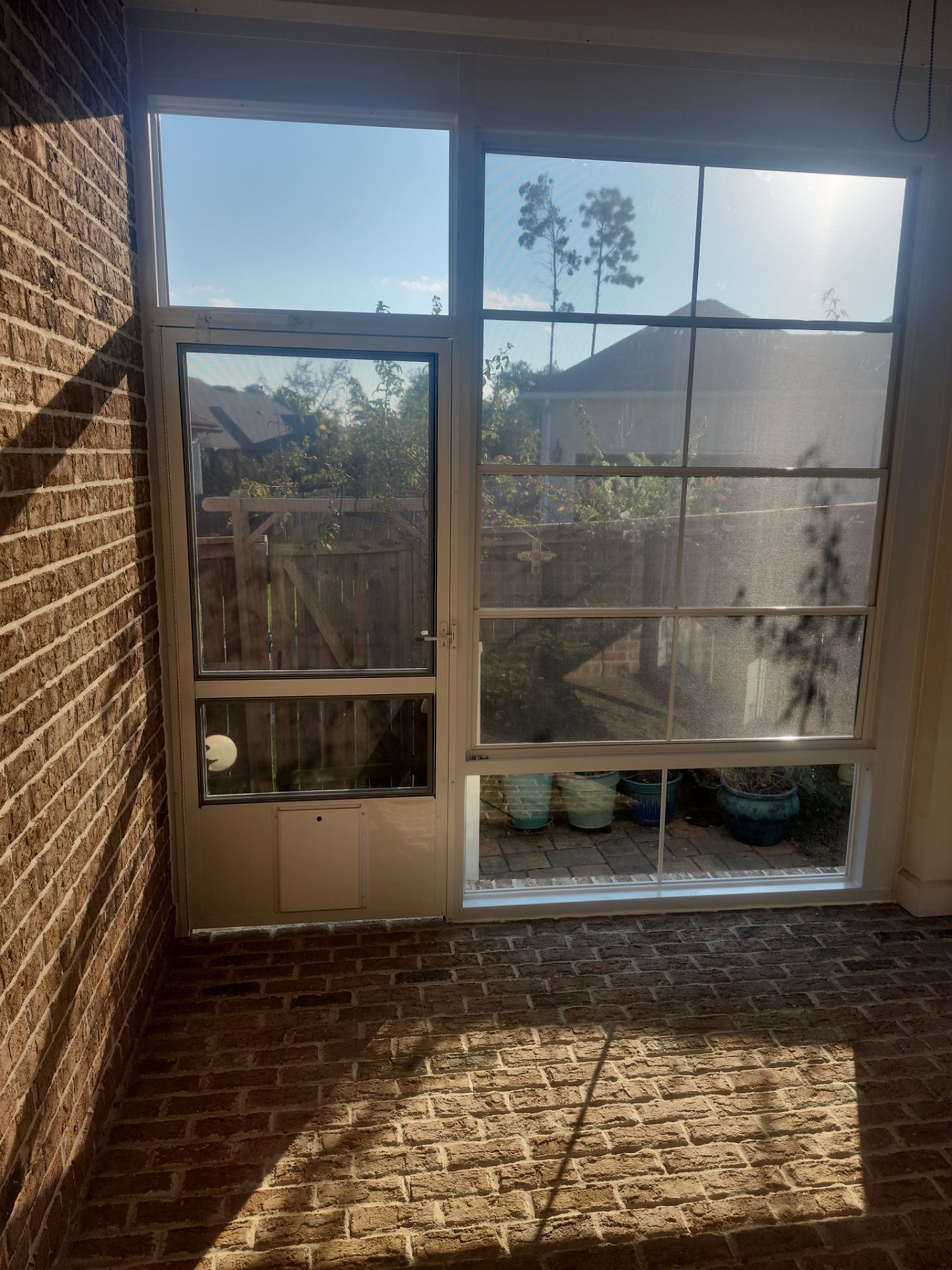 Screen Under w/Vinyl Flexiglaze windows by Titan Sunrooms