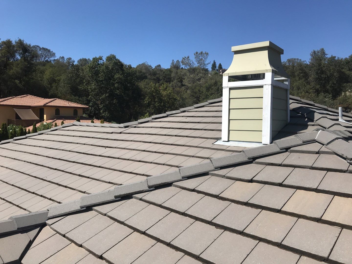 Solar panels power this home by Byers Enterprises 