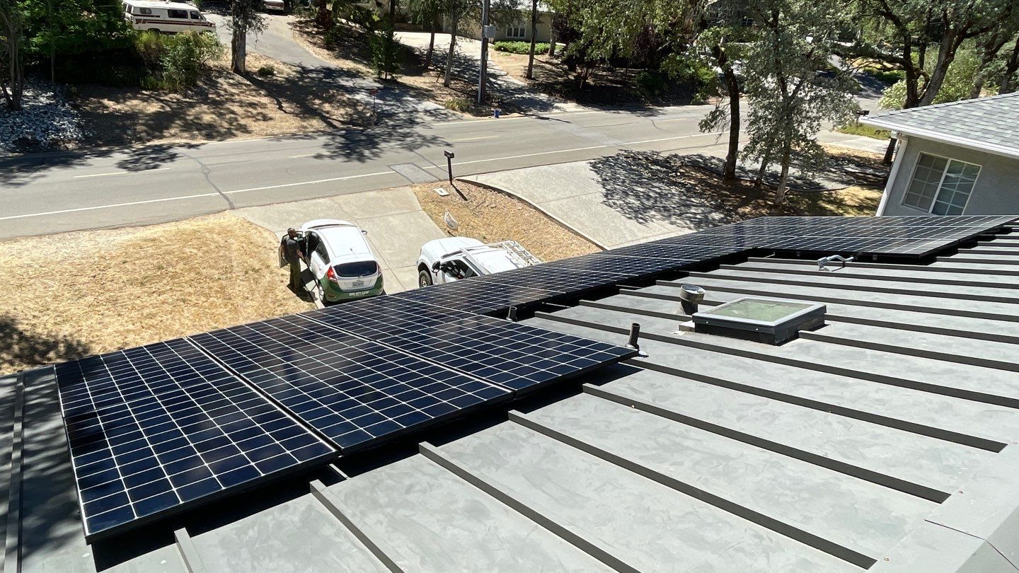 Solar Panel Installation using Solar Panels by Byers Enterprises 