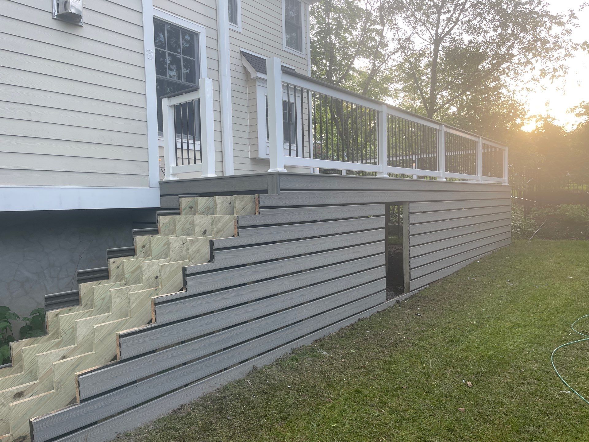 Deck Resurface with Extension by deck guardian