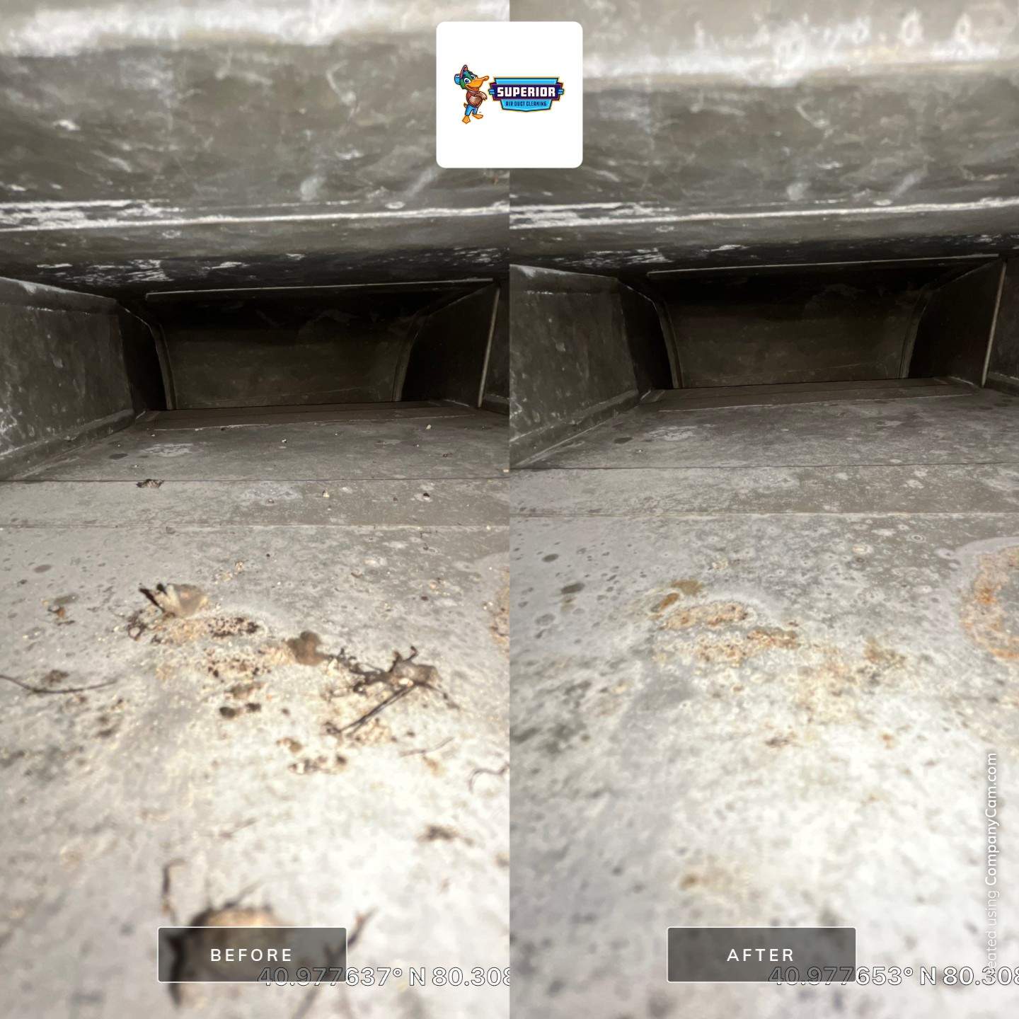 Air Duct Cleaning With a Vacuum Truck in New Castle, PA by Superior Air Duct Cleaning