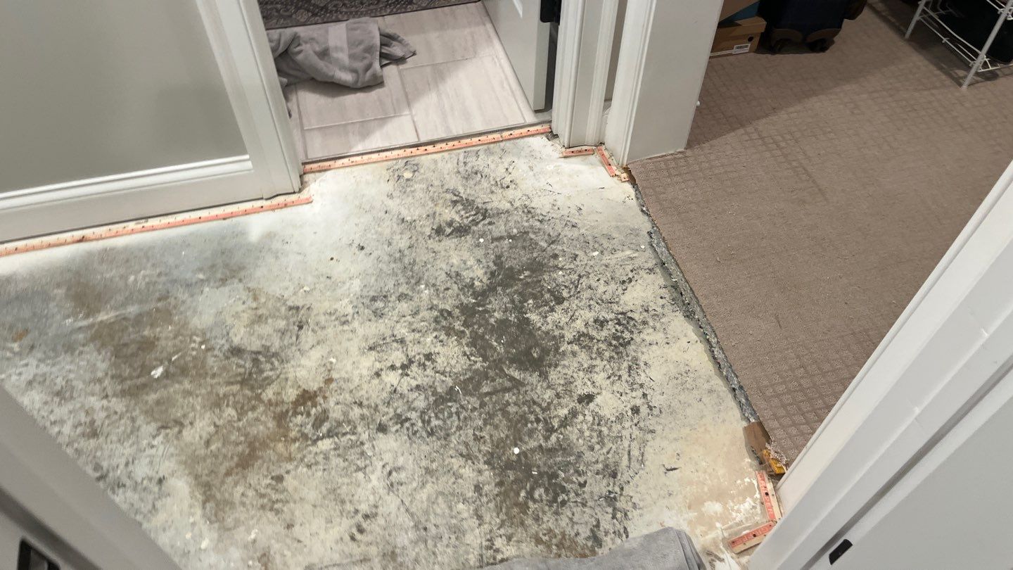 Water Damage from AC Unit Leak  by ANR Restoration