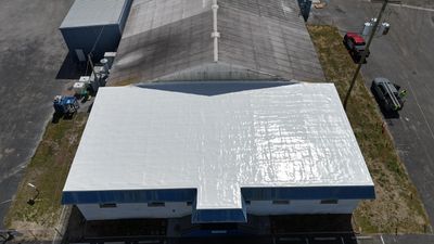 Seamless SPF Roof Installation for Bartow Commercial Office