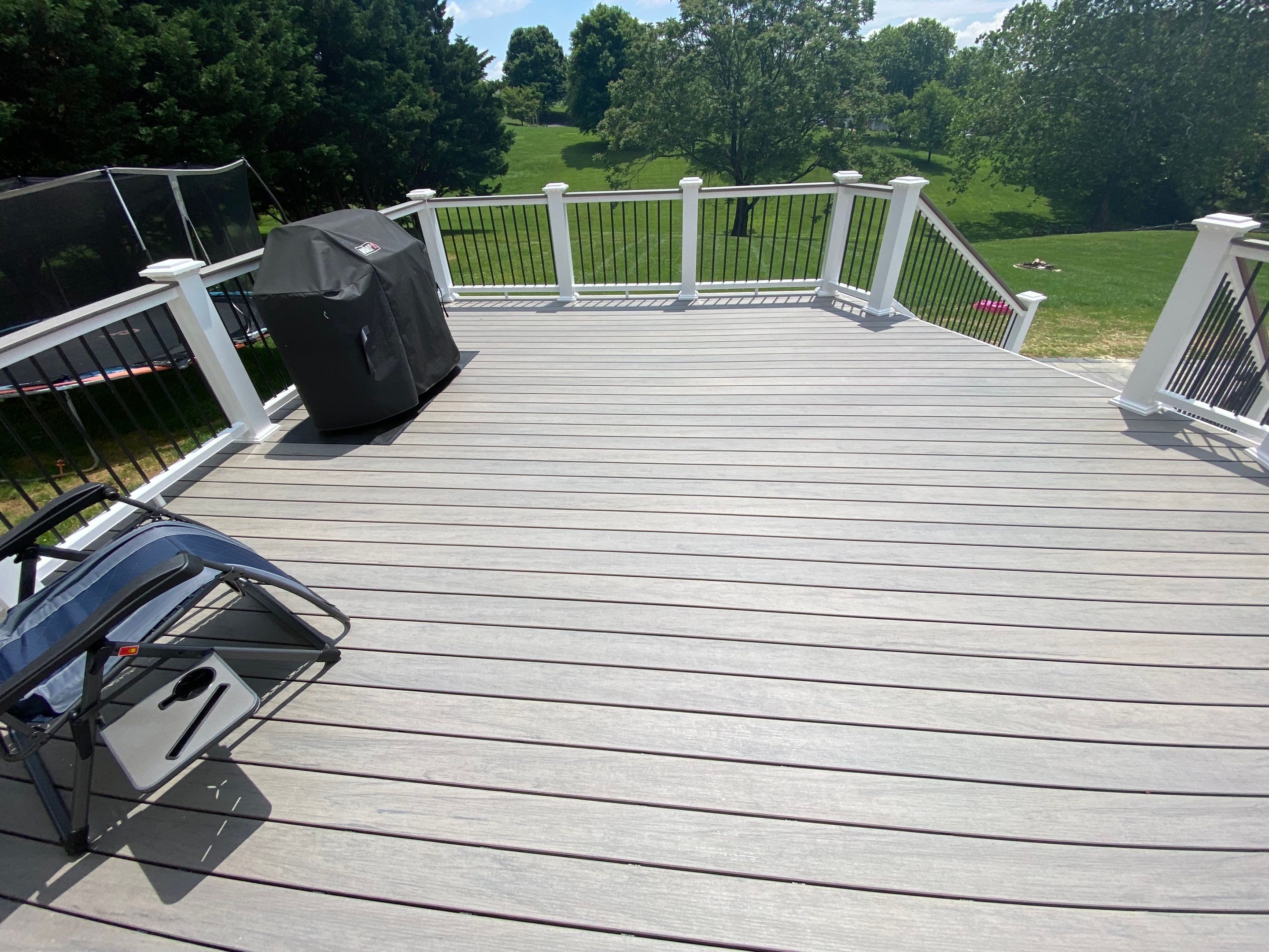 Backyard Transformation using Techo-Bloc Pavers by The Smet Companies, LLC