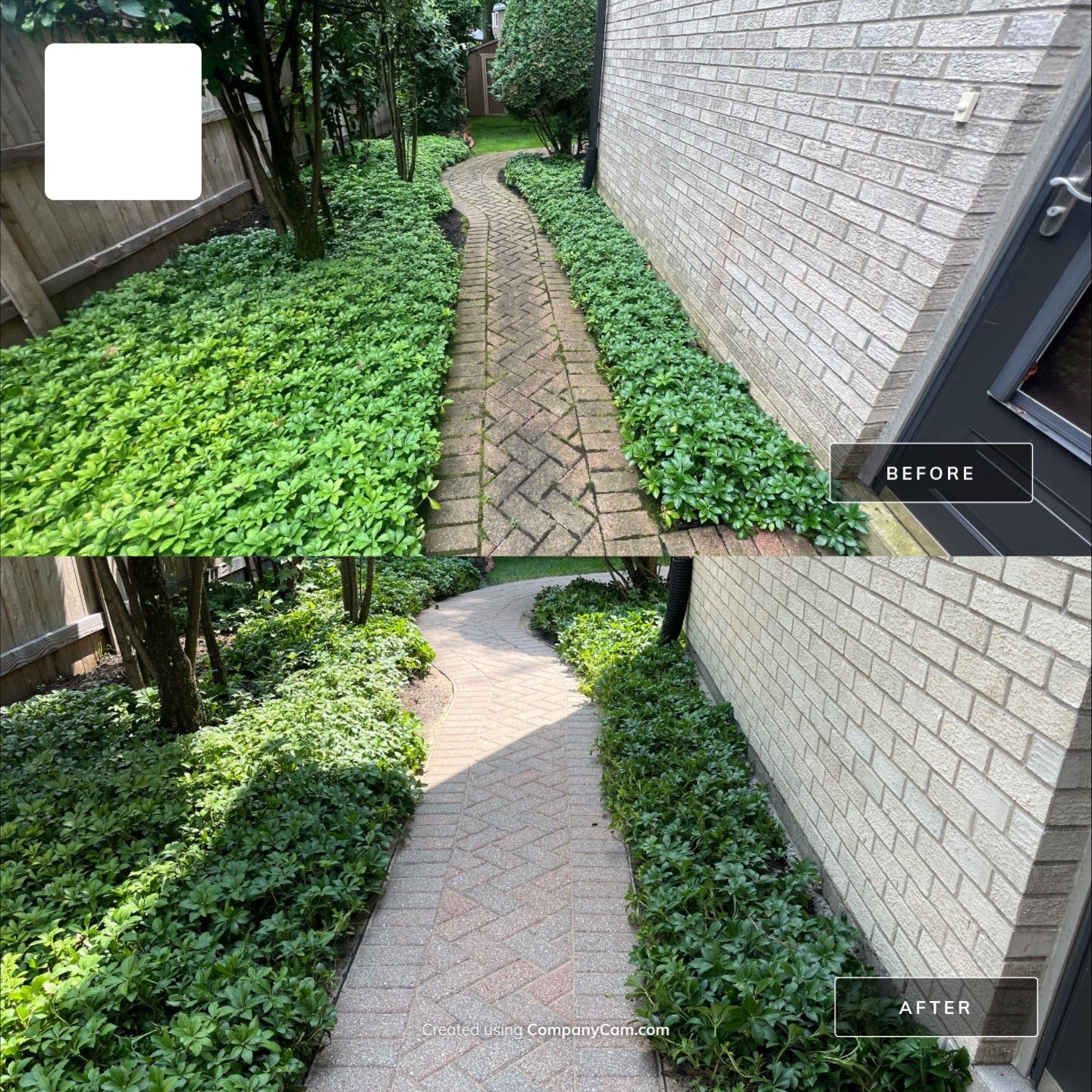Brick paver clean, sand and seal.  using Surebond SB-1300 by Northern Power Washing LLC.