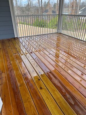 Screened Porch using Wood Sealant