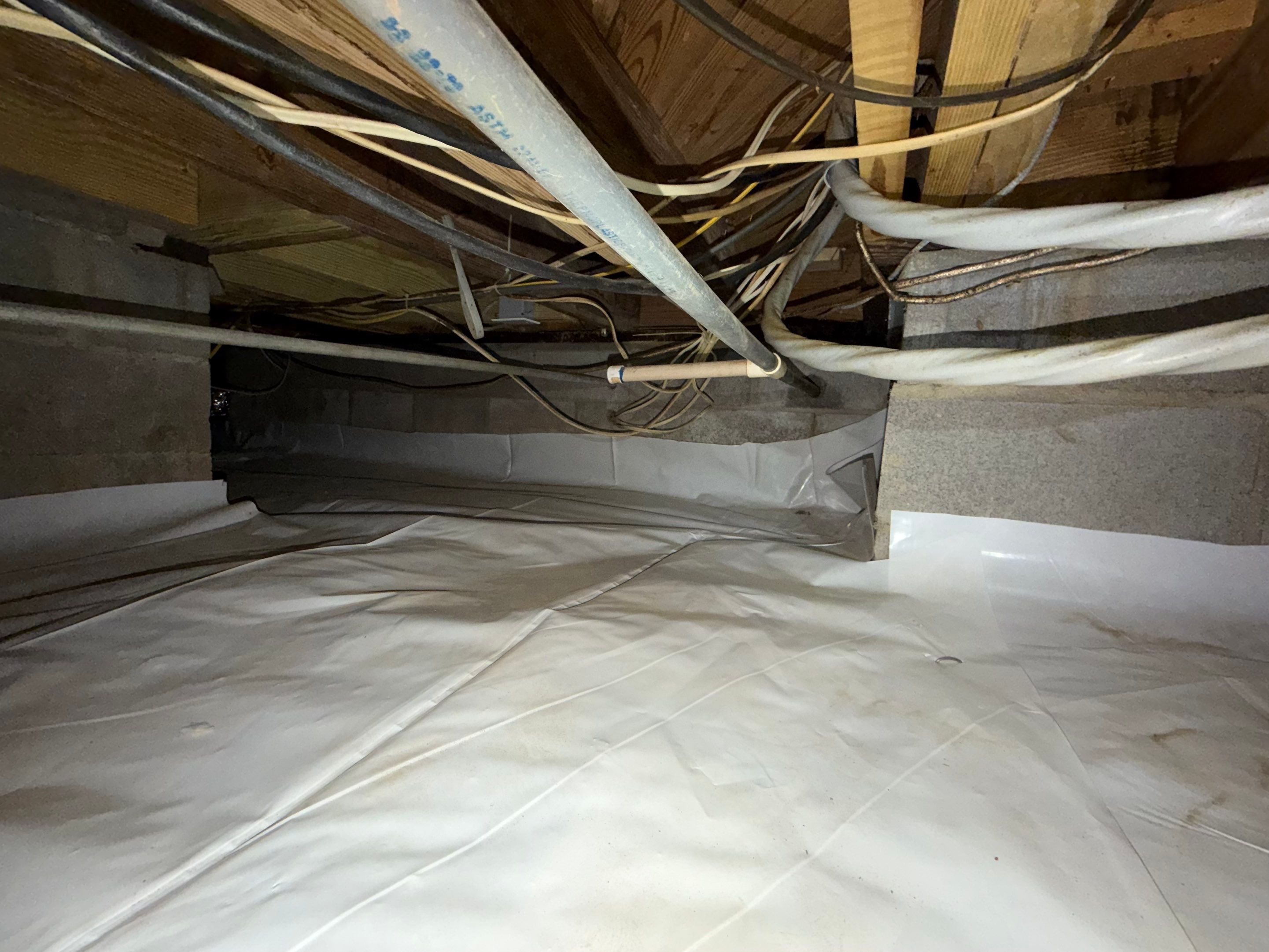 Project in Smithfield by Patriot Crawl Space Repairs