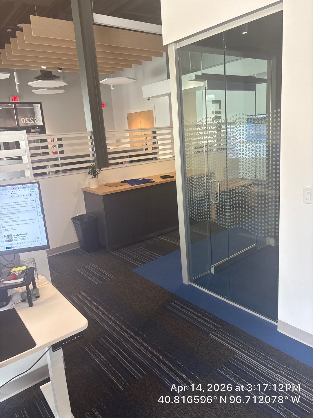 Modern Office Interior Fit-Out with Custom Partitions in Lincoln by CompanyCam Sales Demo