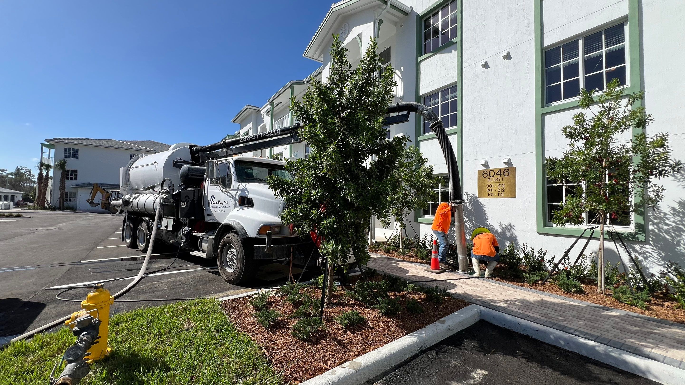 New Construction Condo Community Stormwater System Maintenance by Don Mar, Inc. Storm Water Solutions