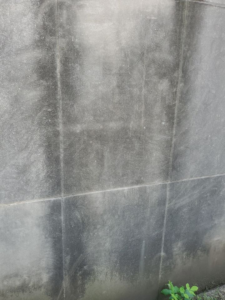 Courtyard pressure washing difficult access.  by Northern Power Washing LLC.