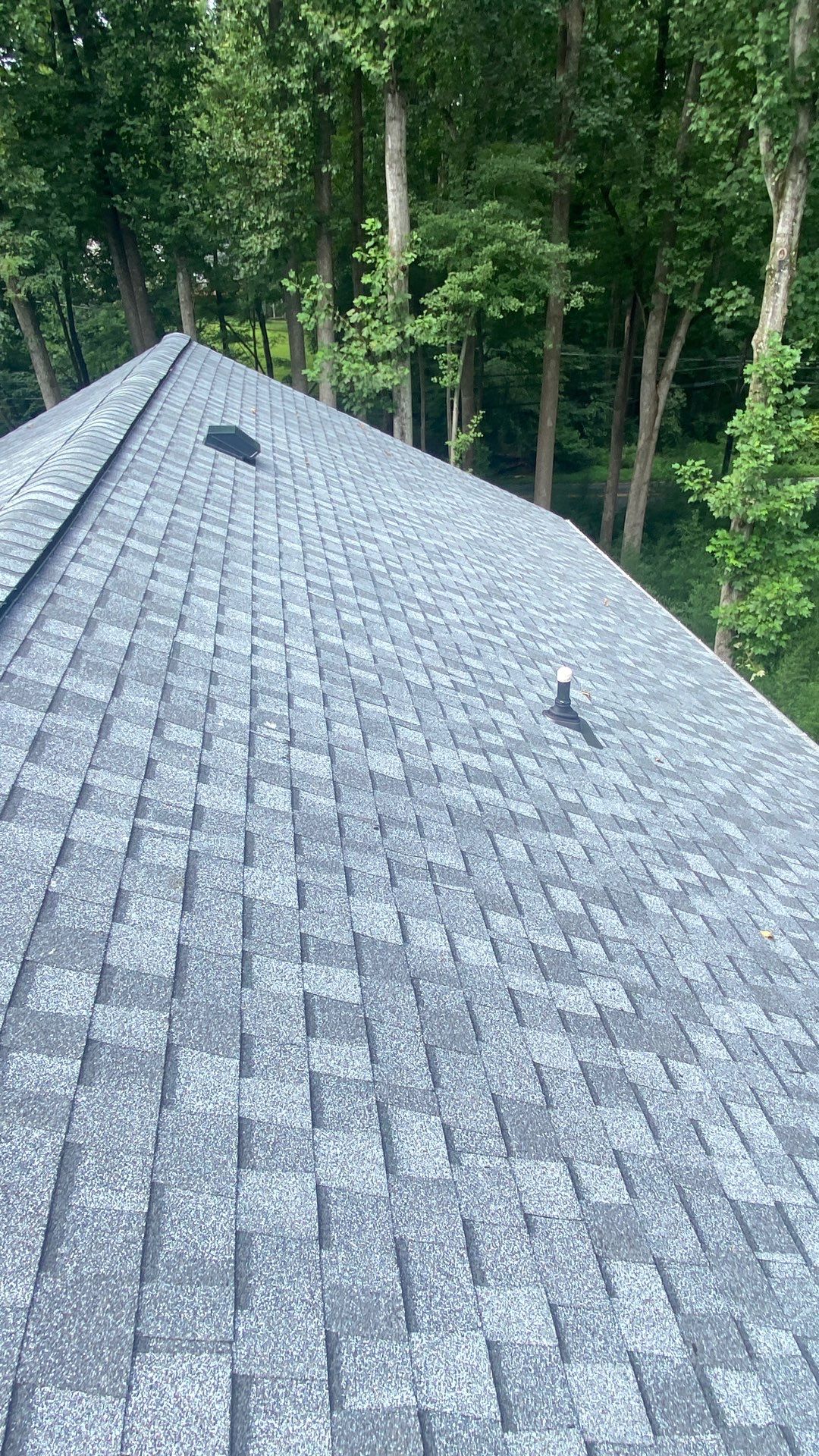 Oakton: Residential Roof Replacement with CertainTeed Landmark Designer Shingles in Pewter by RM Banning, Inc.