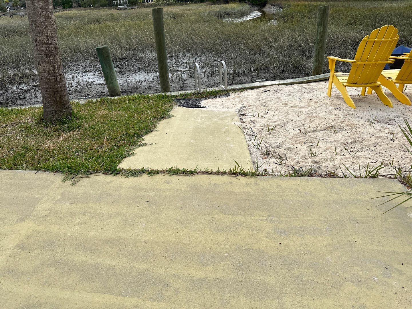 Concrete Pool deck with AcryFin by DuraSeal