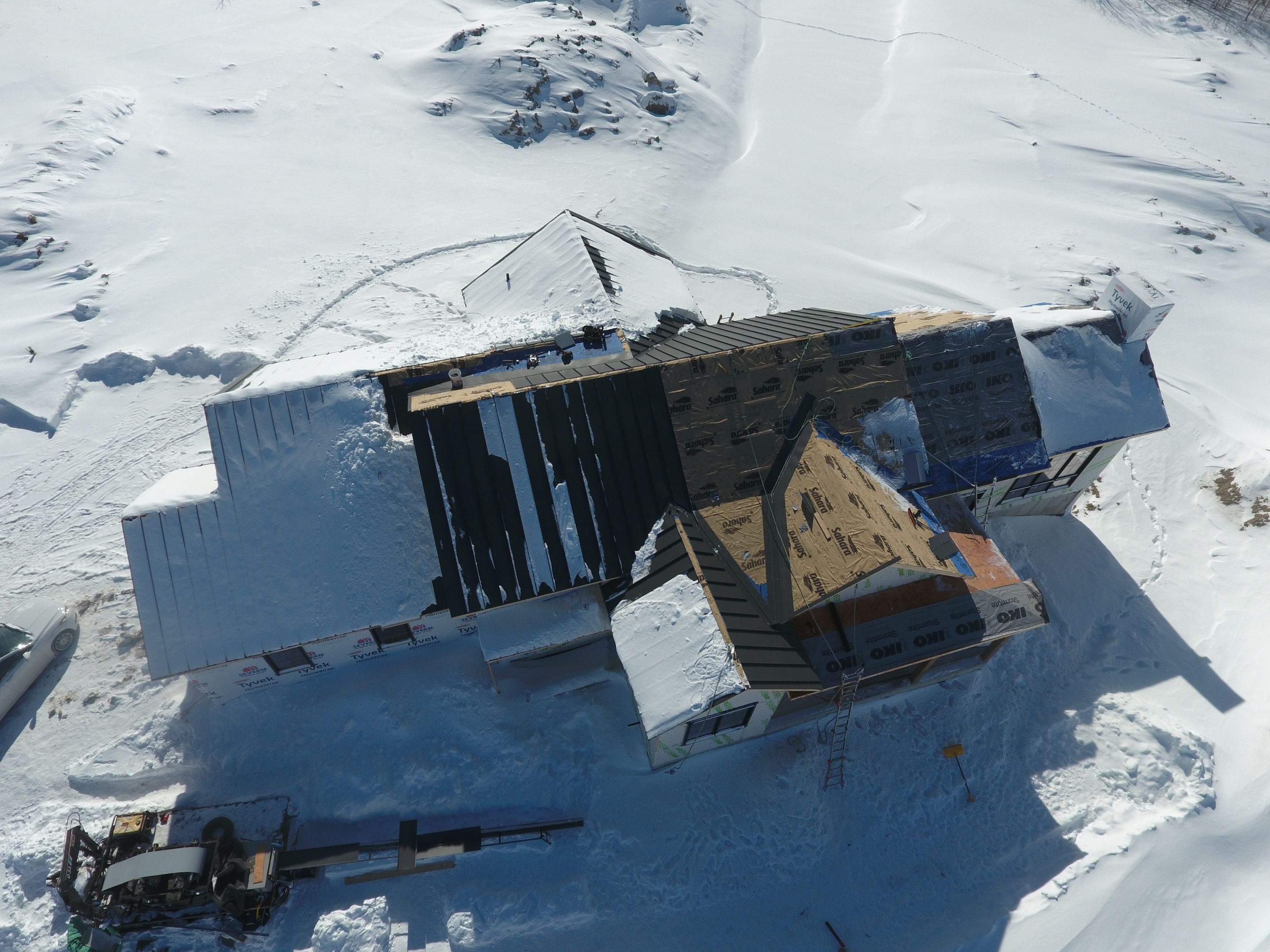New Home Construction using 16" Standing Seam Panels by Jay Carter Roofing & Sheet Metal