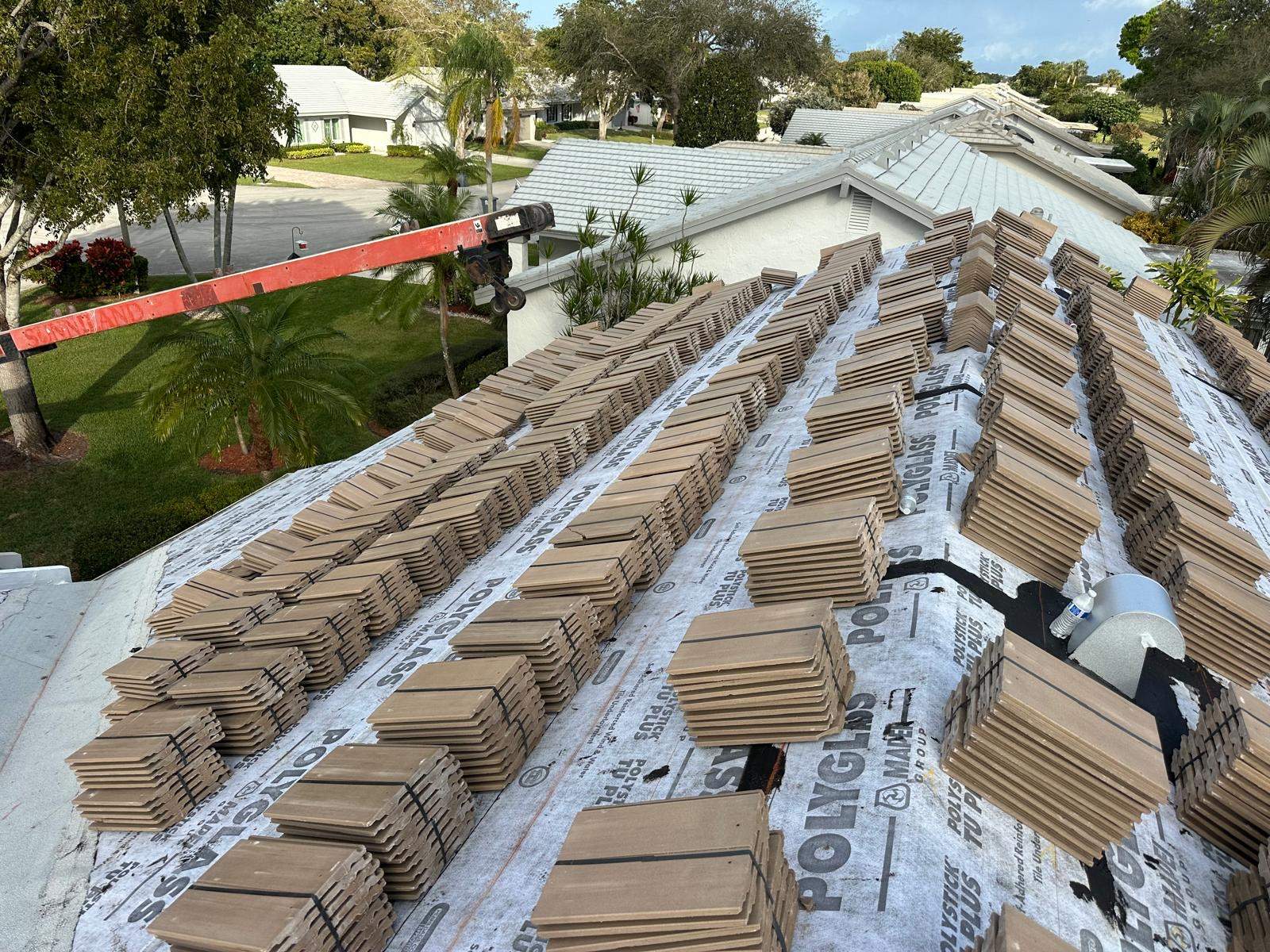 Residential Roofing Installation using WestLake Roofing Tile by BLUES BROTHERS ROOFING