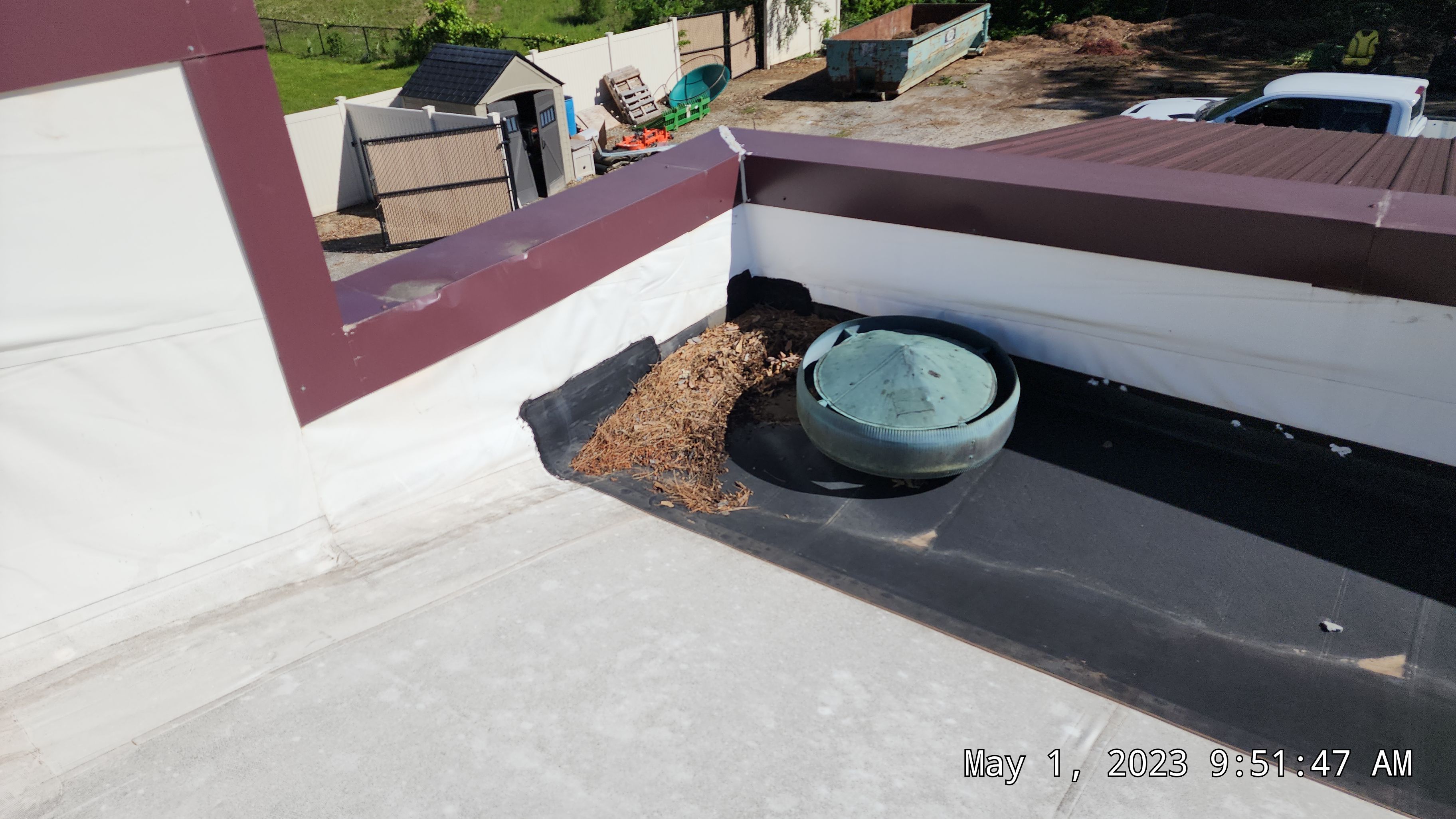 Choctaw Nation Healthcare Center - White Building by Hostetler Roofing