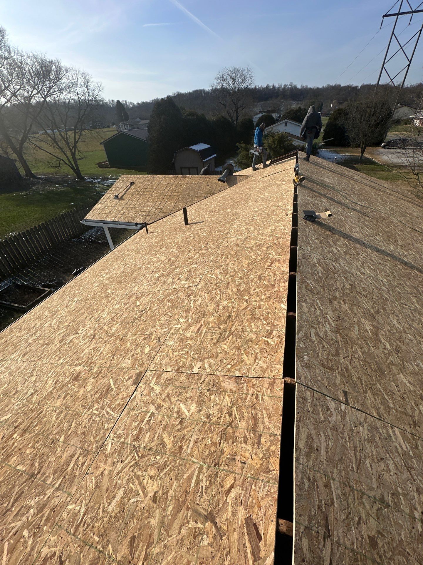 Residential Roofing Installation using GAF Timberline HDZ Charcoal by Rainstoppers Roofing