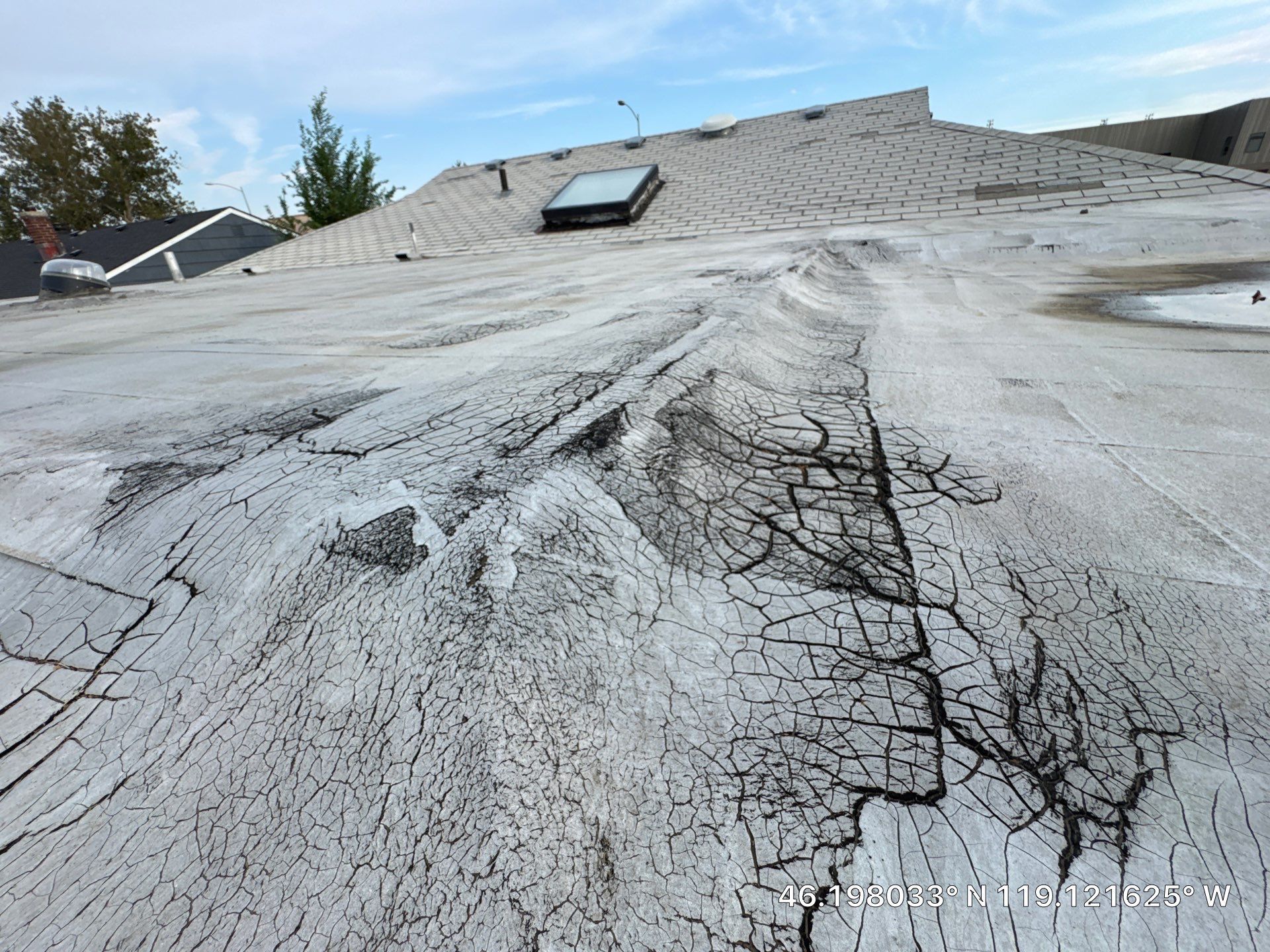Residential Shingle and Flat Roof Replacement with Fascia Restoration in Kennewick by Alpine Roofing