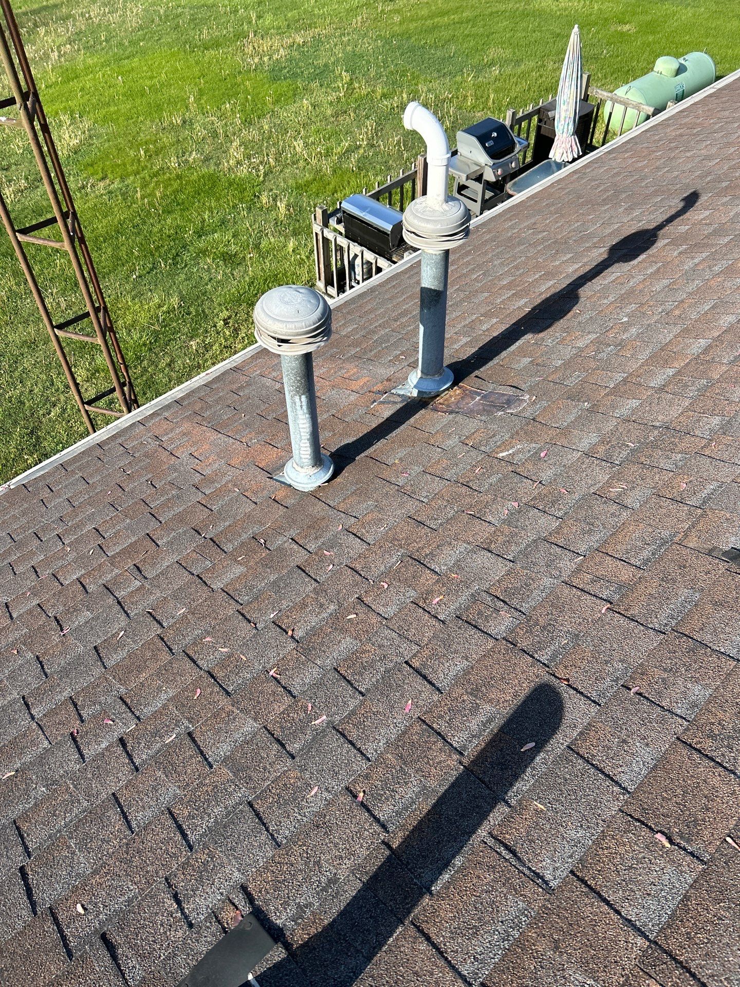 Residential Roofing Installation using Performance Panel Metal - Coca Brown by RoofX 