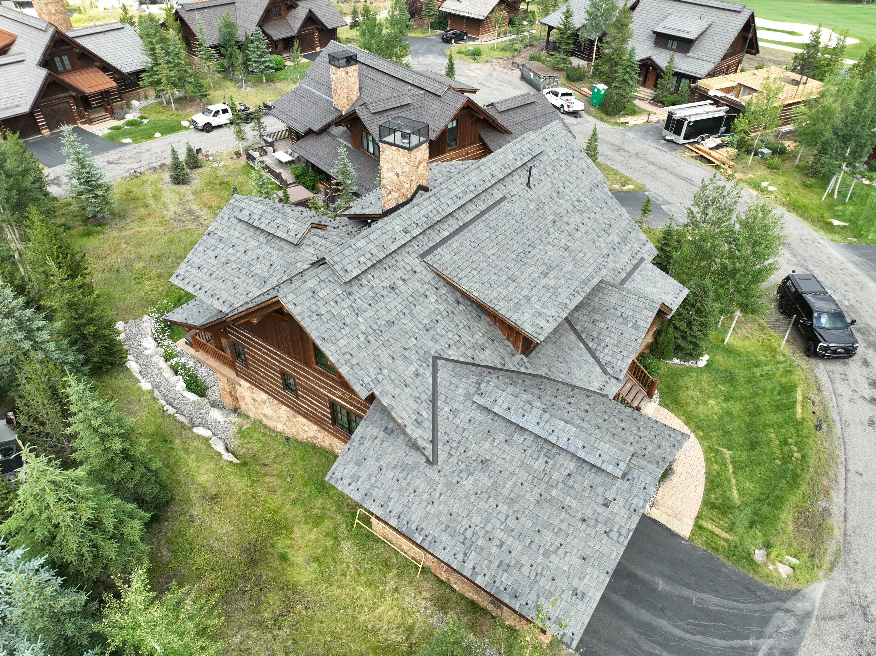 Brava Shake - Canyon Gray  by Montana Roofing Solutions
