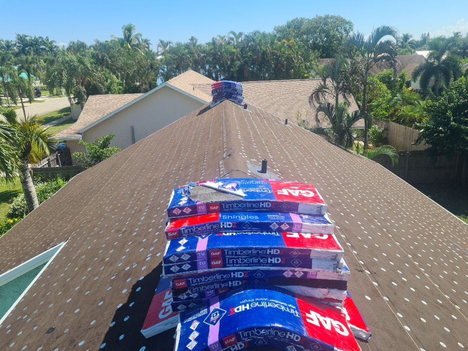 Residential Roofing Installation using GAF by BLUES BROTHERS ROOFING
