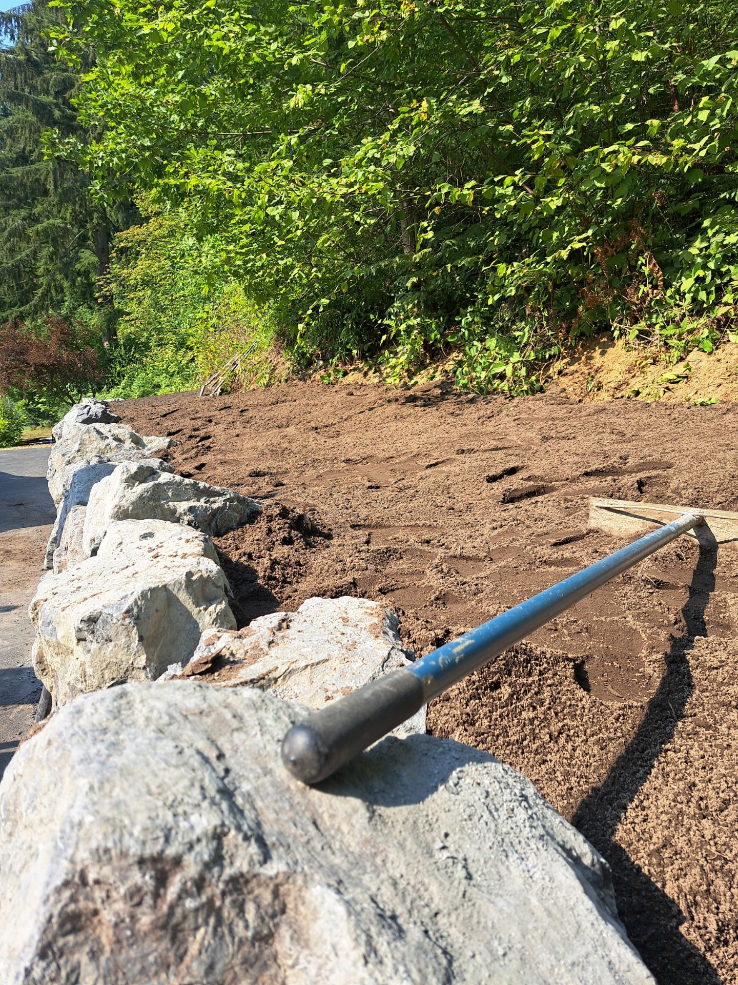Jim | Rockery Wall, Landscaping, Road Repair & Sealcoating by Jireh Asphalt & Concrete Inc 