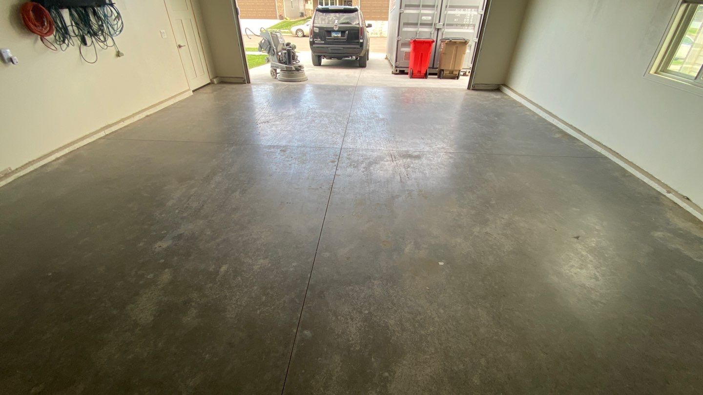 Garage using Slate Stone by Select Painting, Coatings & Garage Cabinets