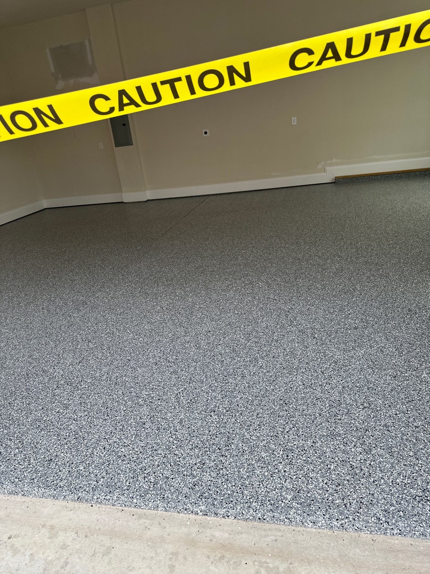 Garage Floor Coating using Wombat by My Garage Floor Guys