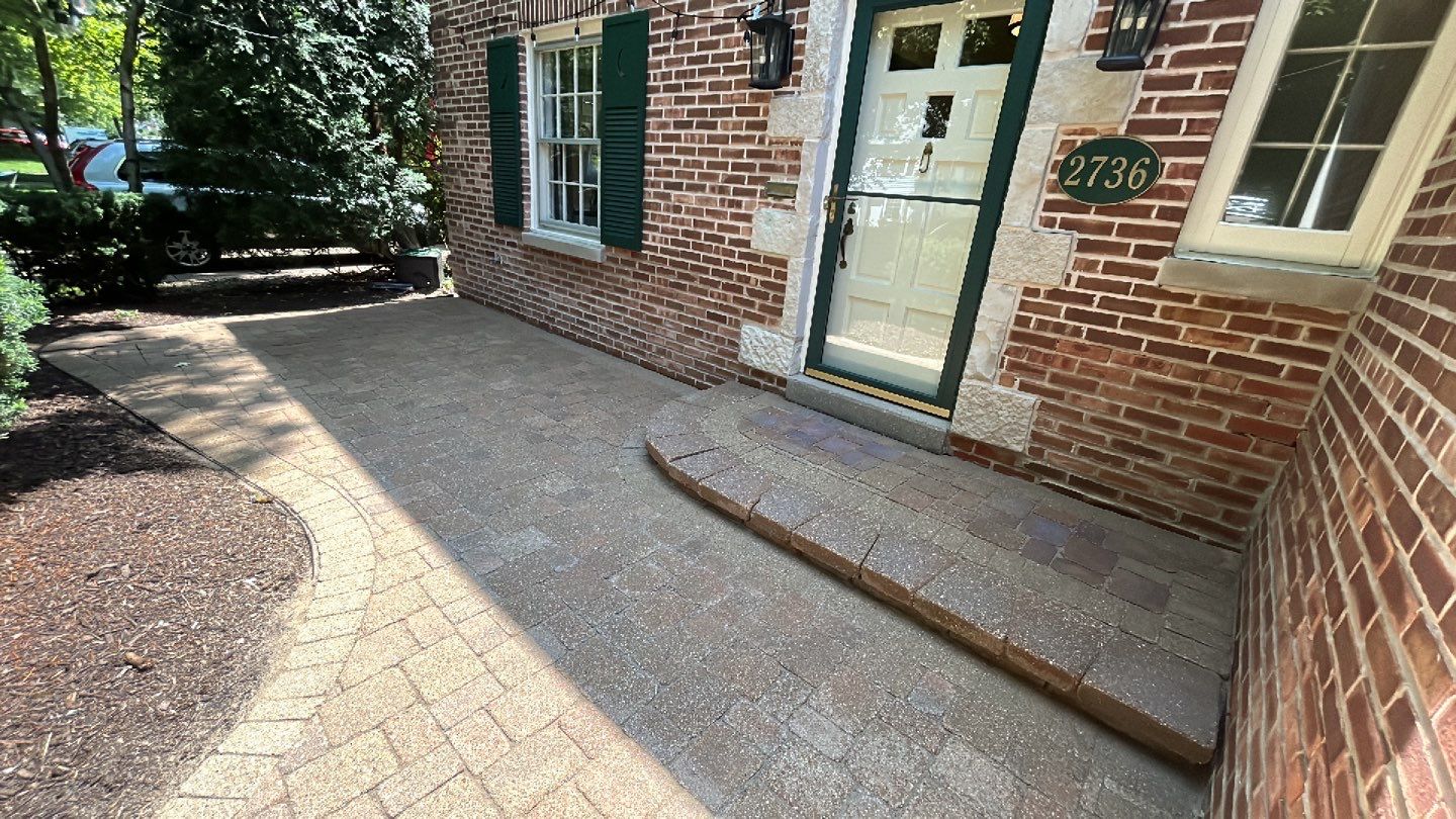 brick paver repair, clean and seal using Surebond SB-1300 by Northern Power Washing LLC.