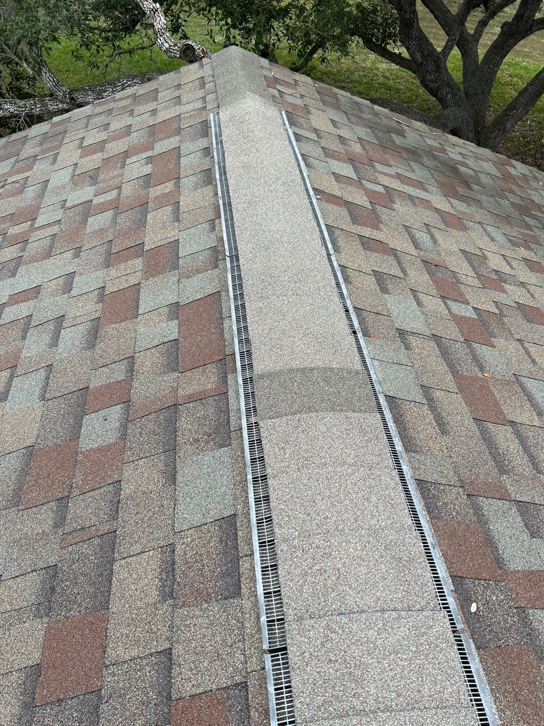 Residential Roofing Repair using Custom Fabricated Metal Spark Arrestor by Lighthouse Roofing
