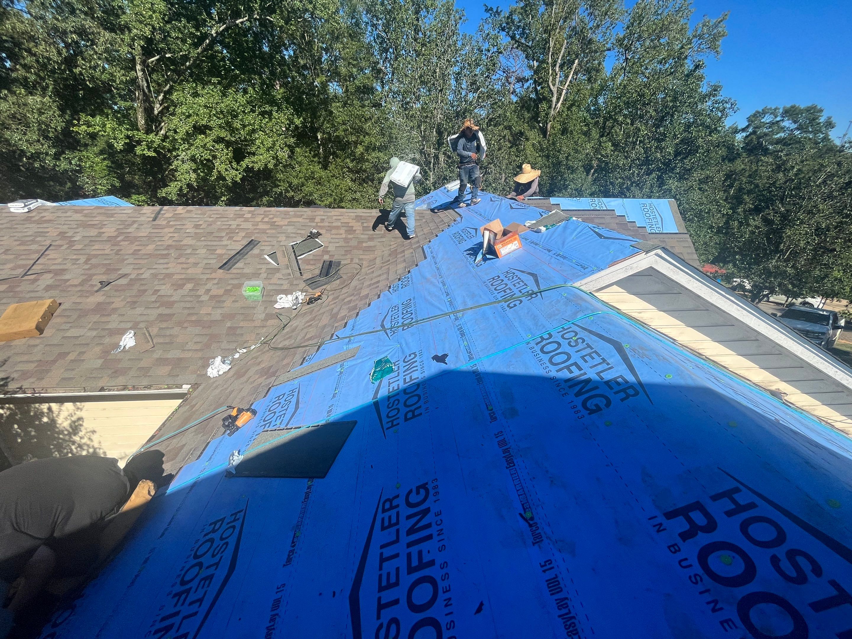 Storm Restoration Reroof: 40 Year Impact Rated Architectural Shingle by Hostetler Roofing