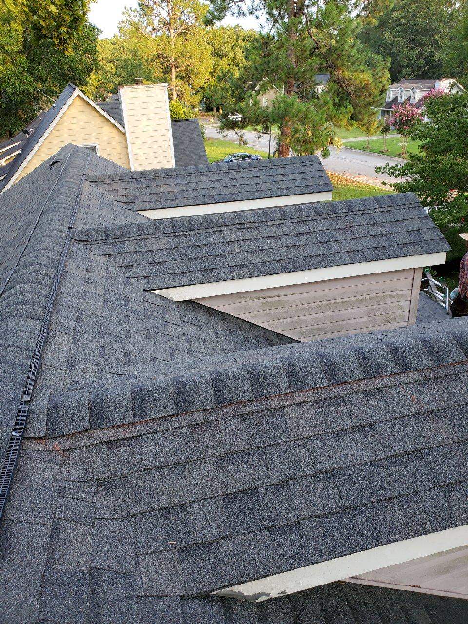 Residential Roofing Installation using Owens Corning Oakridge- Williamsburg Gray by Indigo State Roofing