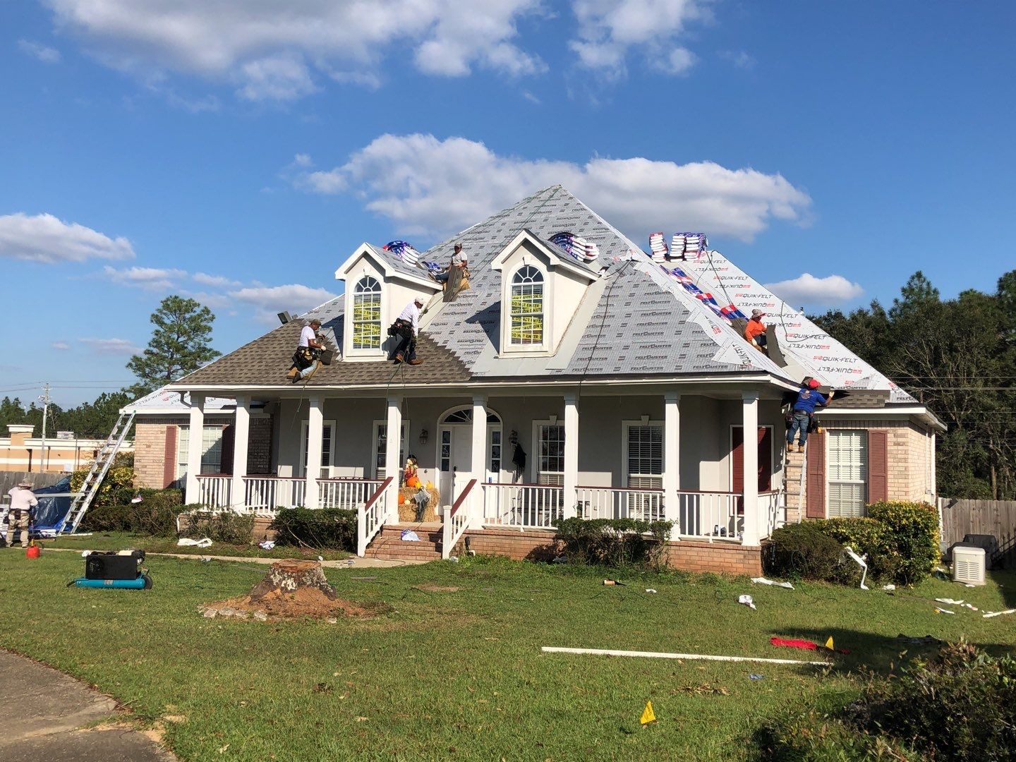 Residential Roofing Repair using Roof Replacement by American Roofing & Construction LLC