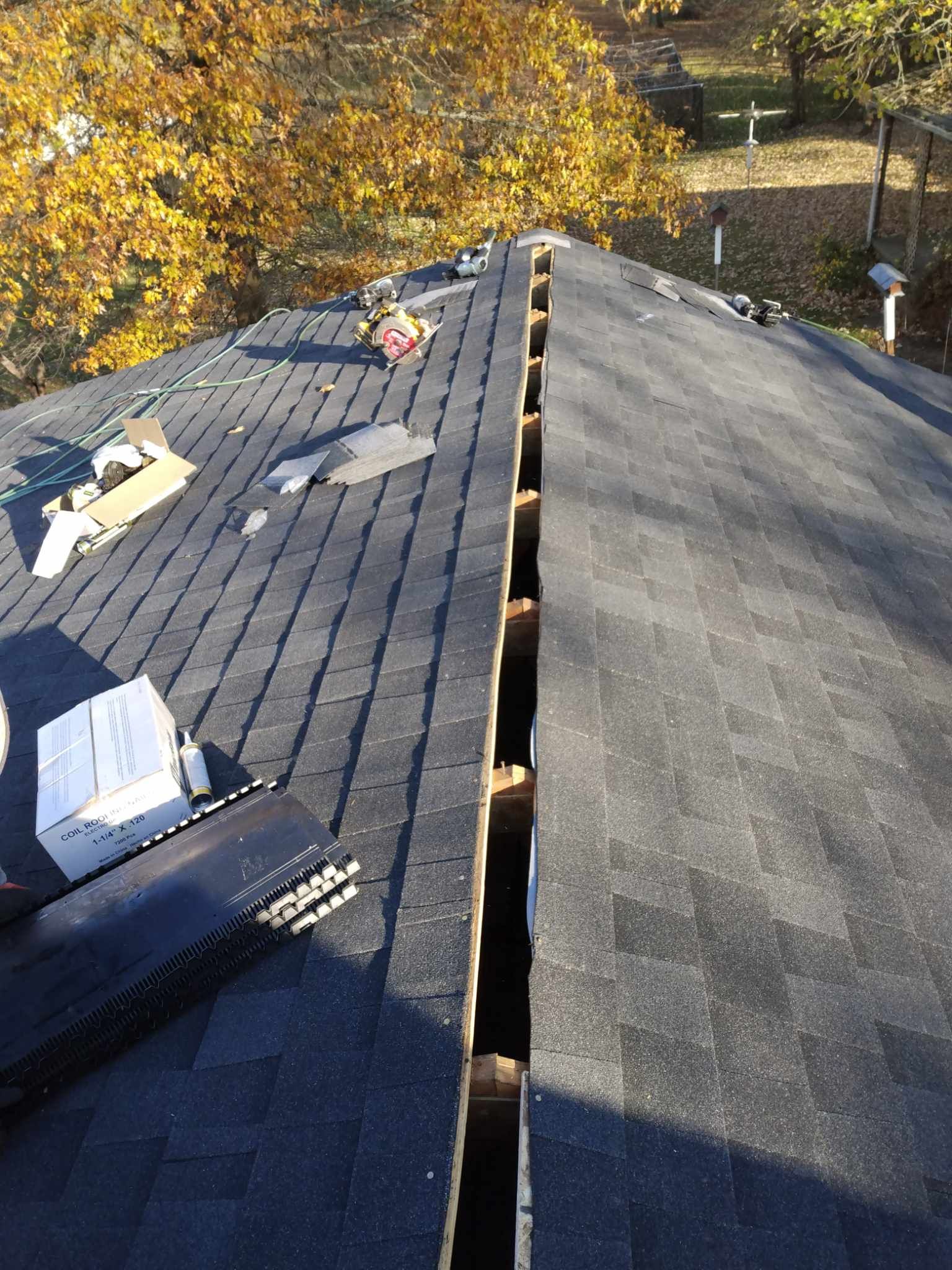 ATLAS PINNACLE COLOR: BLACK SHADOW DRIP EDGE: BLACK by Eagle Eye Roofing