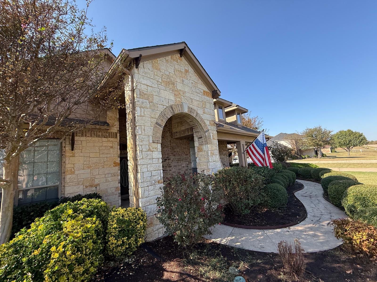 TAMKO-WW Light Brown/Cream Brick by Tejas Roofworks + Restoration