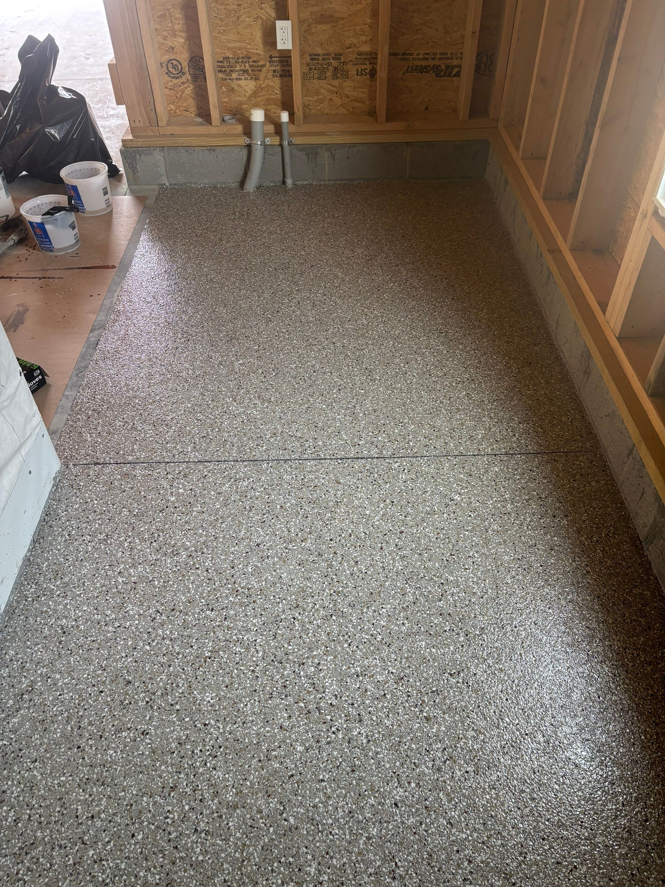 Utility Rooms Upgraded with Creekbed by Elite Floor Solutions