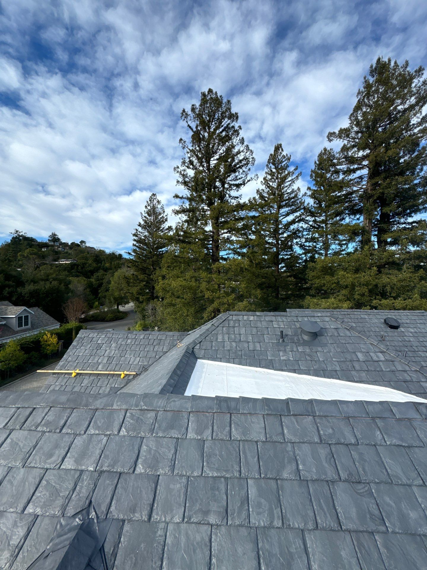 Residential Roofing Installation using Slate by Acker Roofing