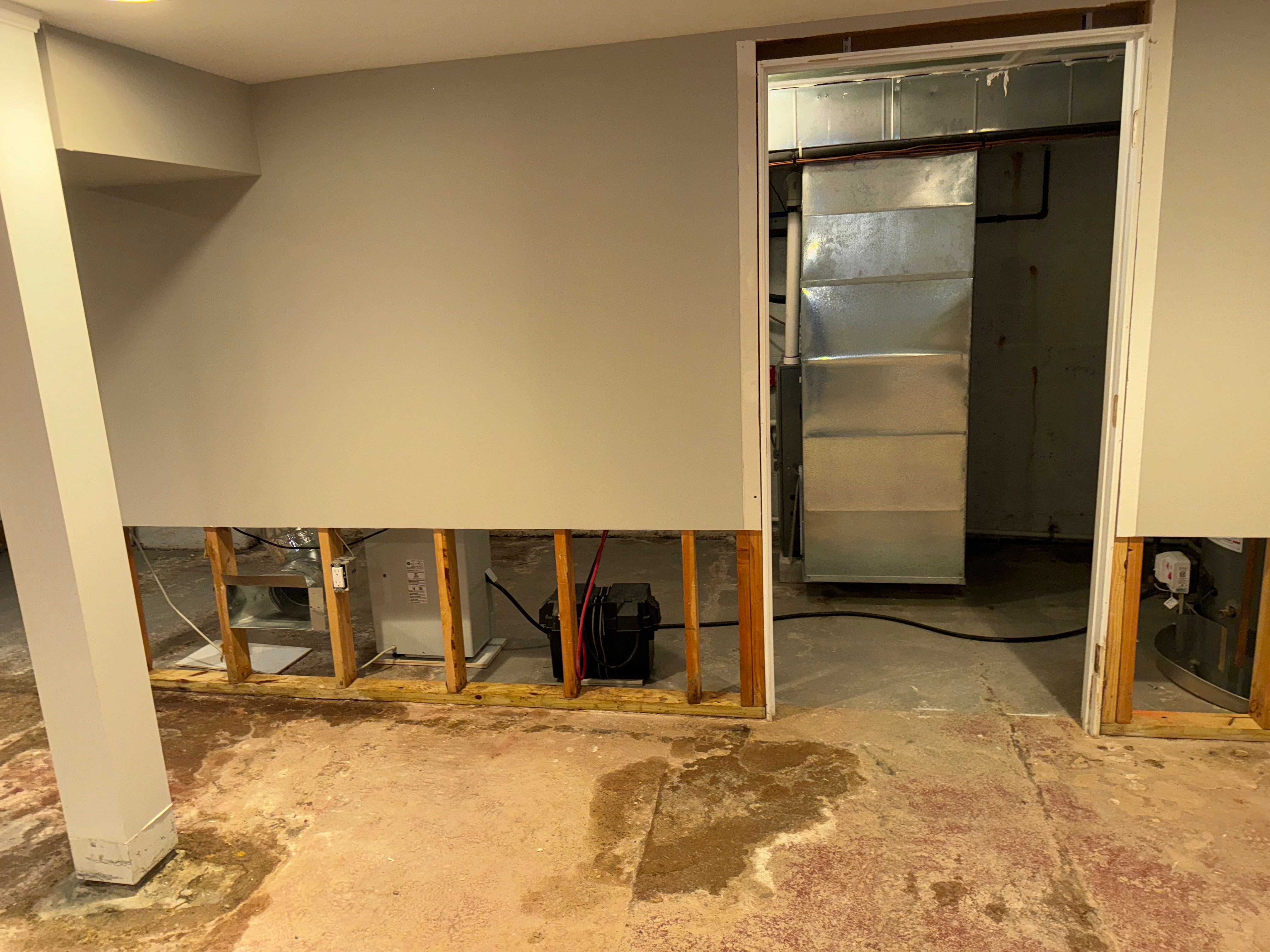 Interior French Drain Livingston NJ by Pure Service Pro, LLC 