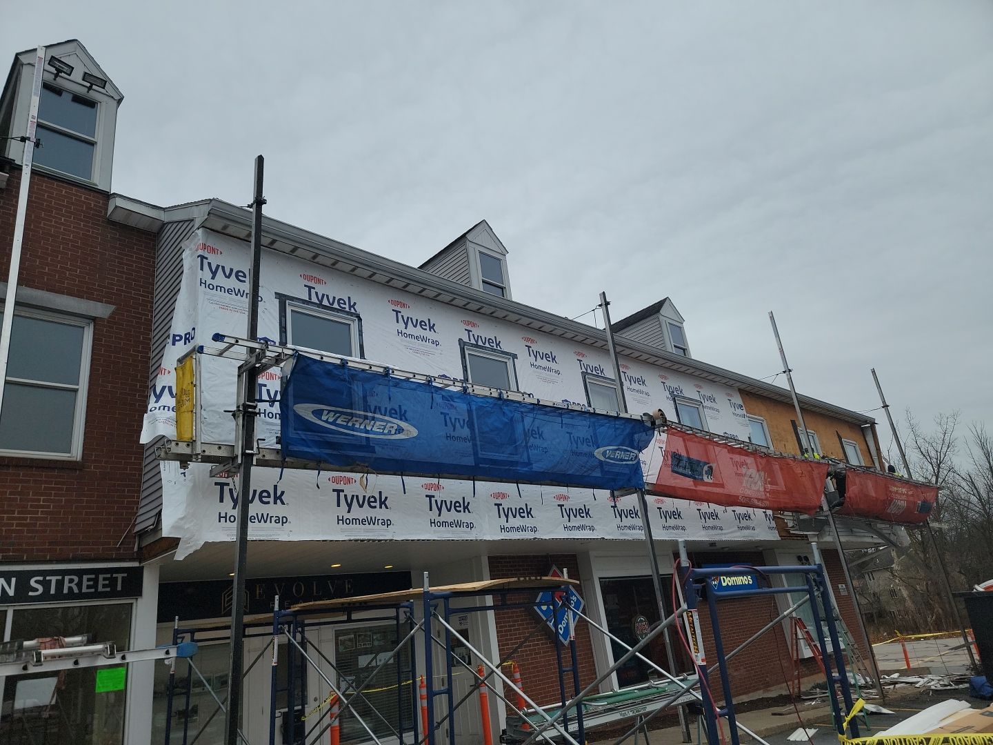 James Hardie Siding on Comercial building by UBrothers Construction