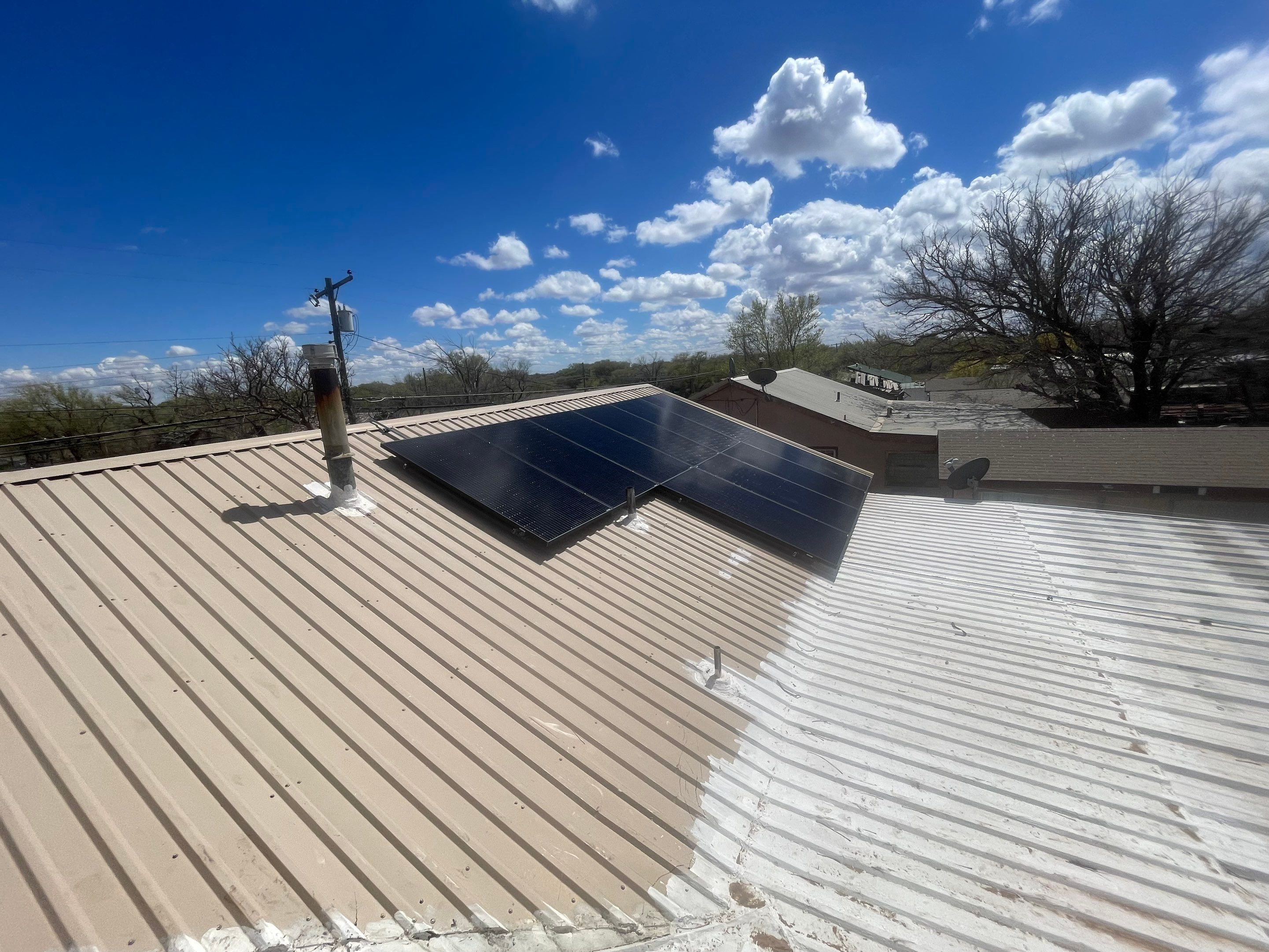 Project in Littlefield by Trojan Solar