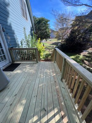 Marietta, GA Deck Rebuild using Pressure Treated Pine