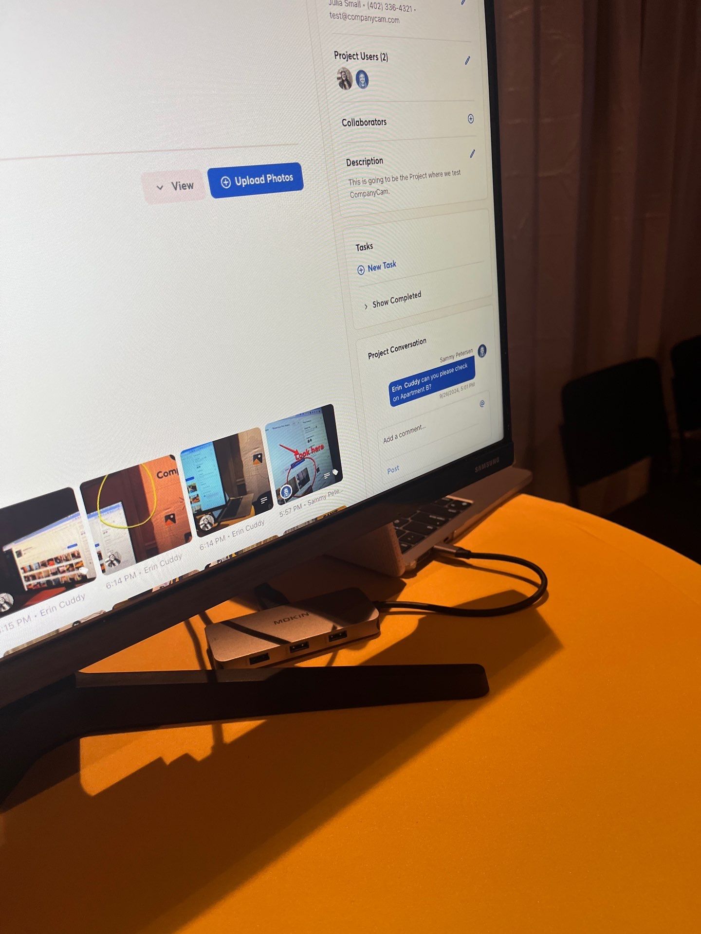 Trade Show using Aquarium by CompanyCam
