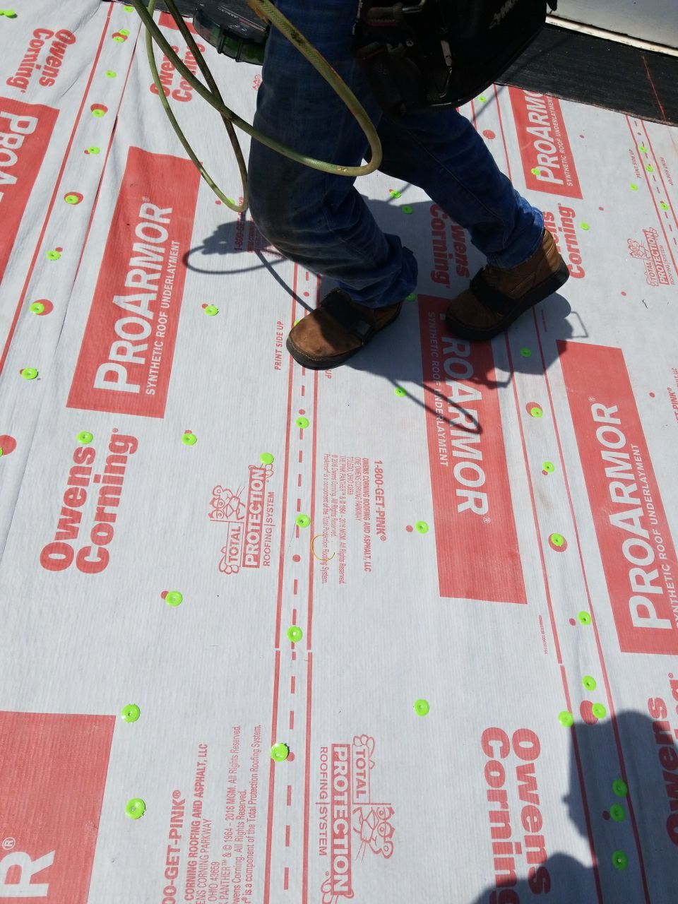 Residential Roofing Installation using Roof Replacement by American Roofing & Construction LLC
