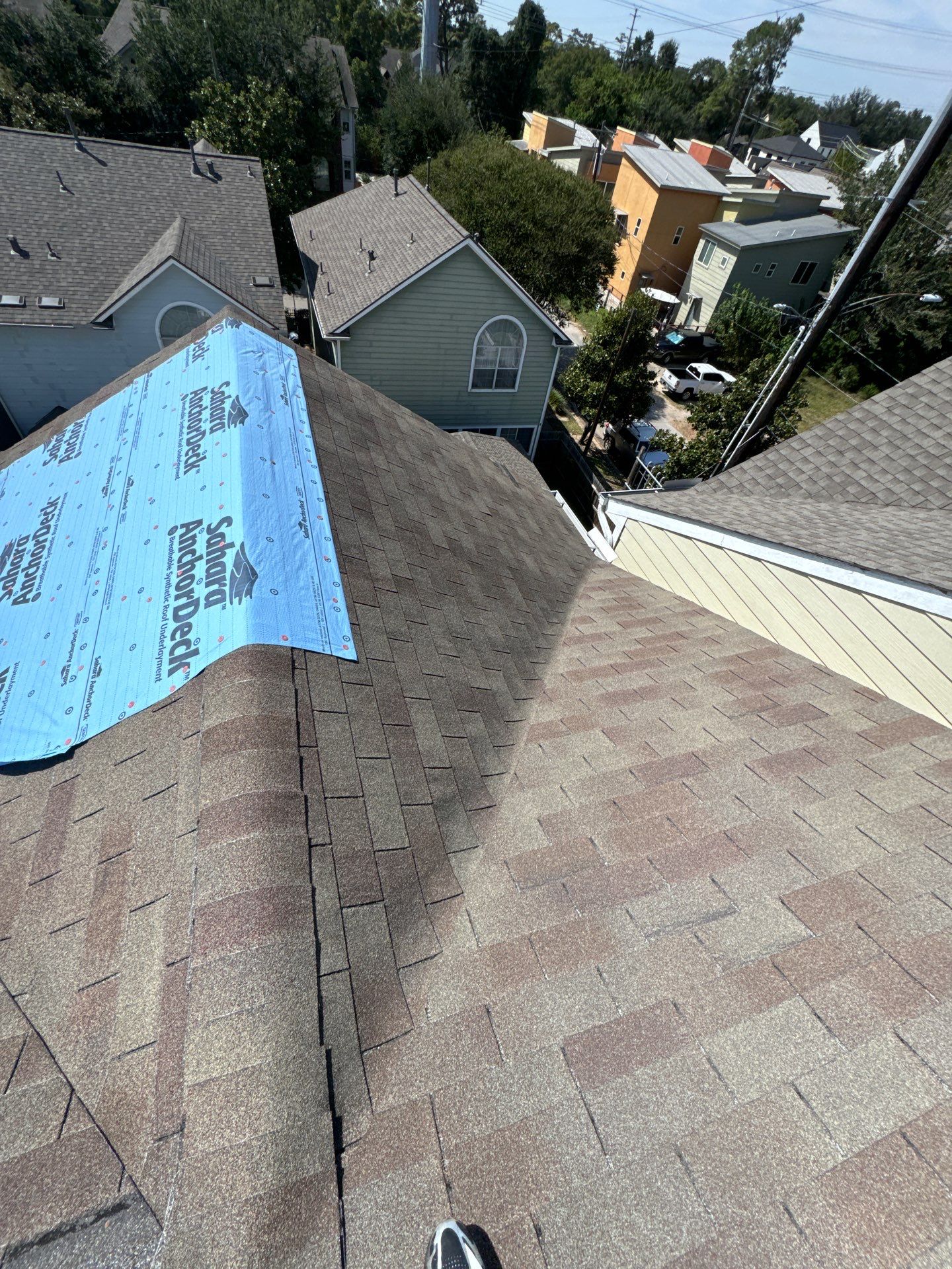 Project in Houston, TX by Associates Roofing Unlimited 